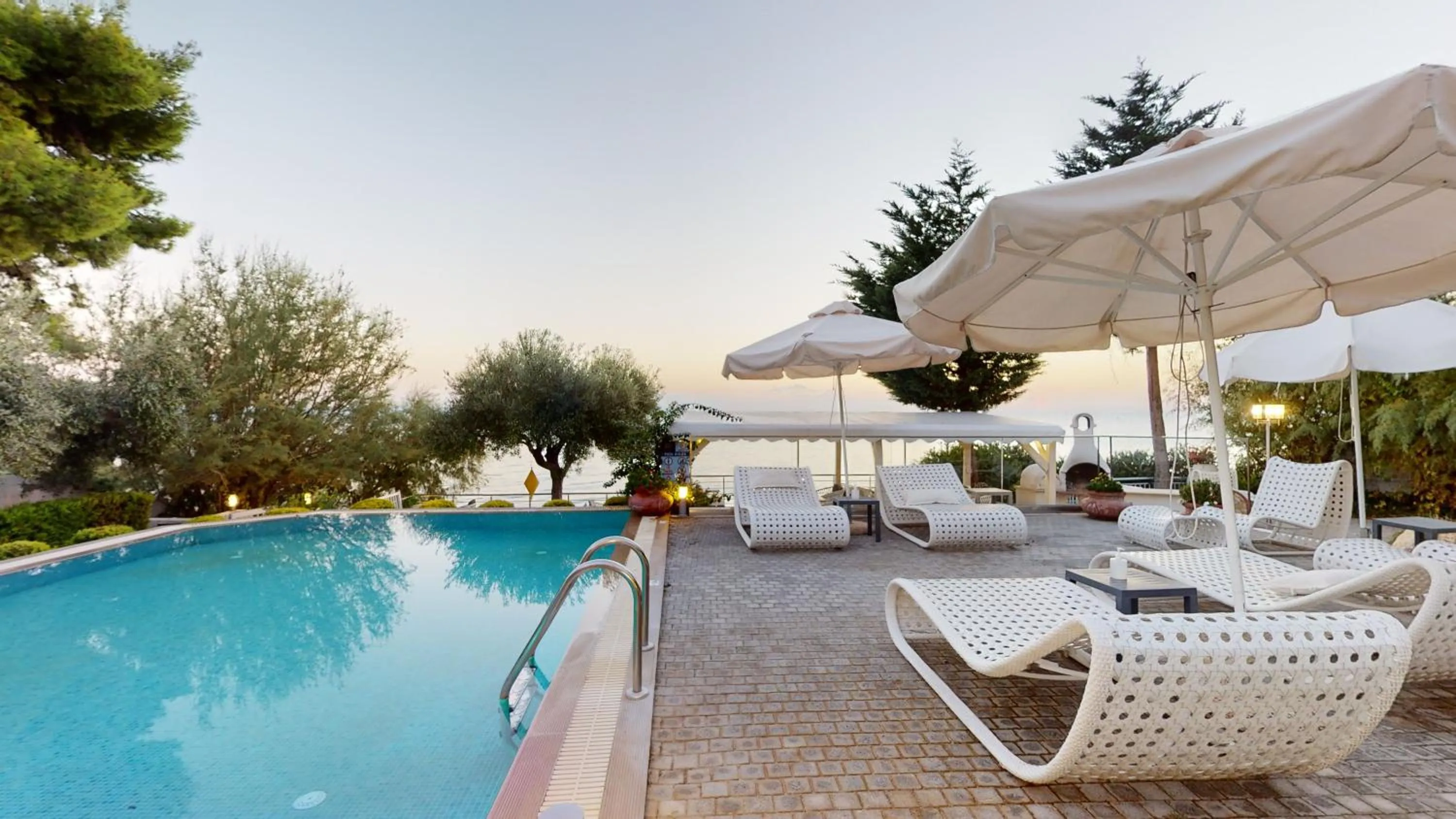 Swimming pool in Acrotel Athena Villa