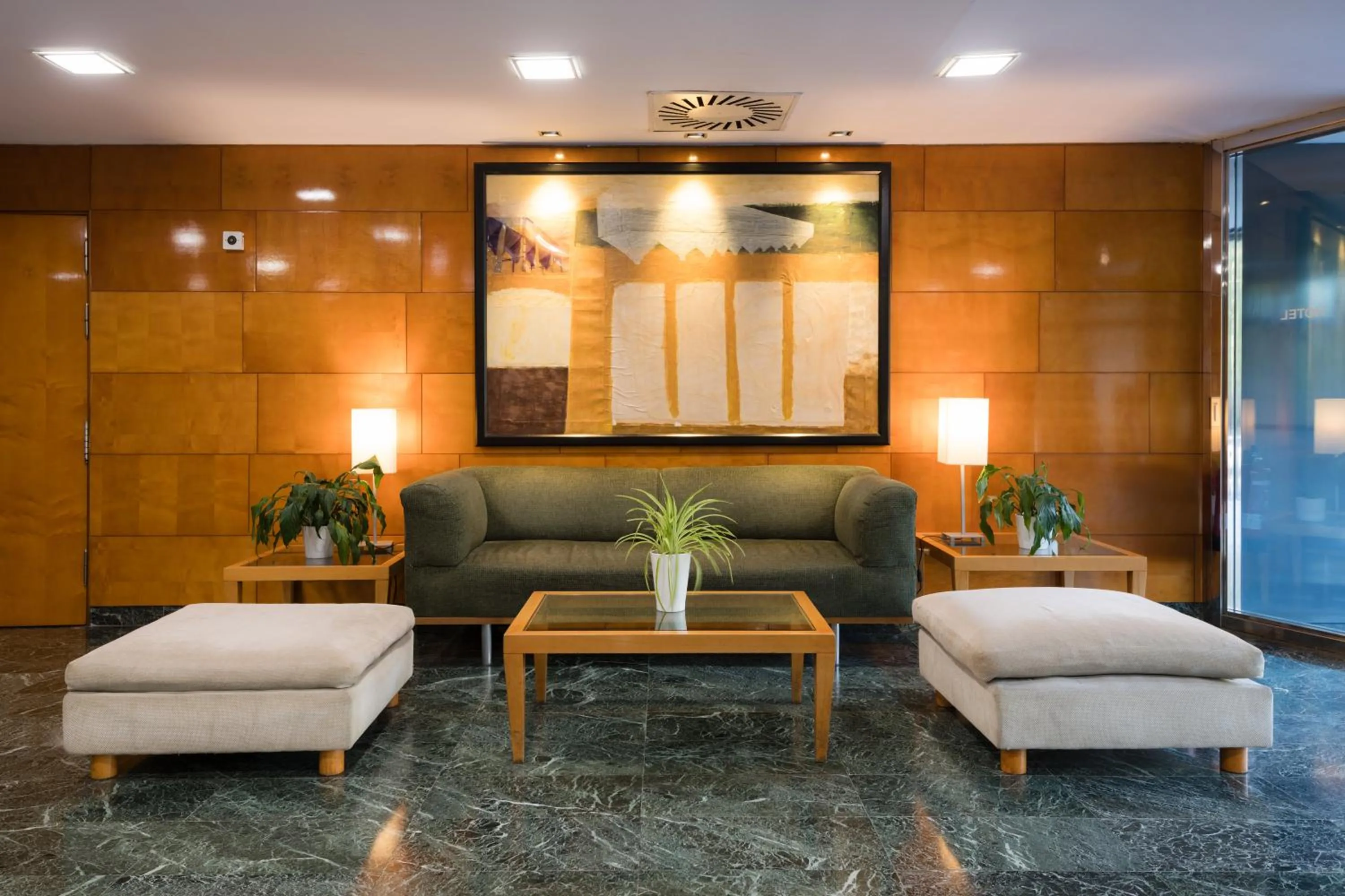 Lobby or reception in Hotel Ciudad de Valladolid