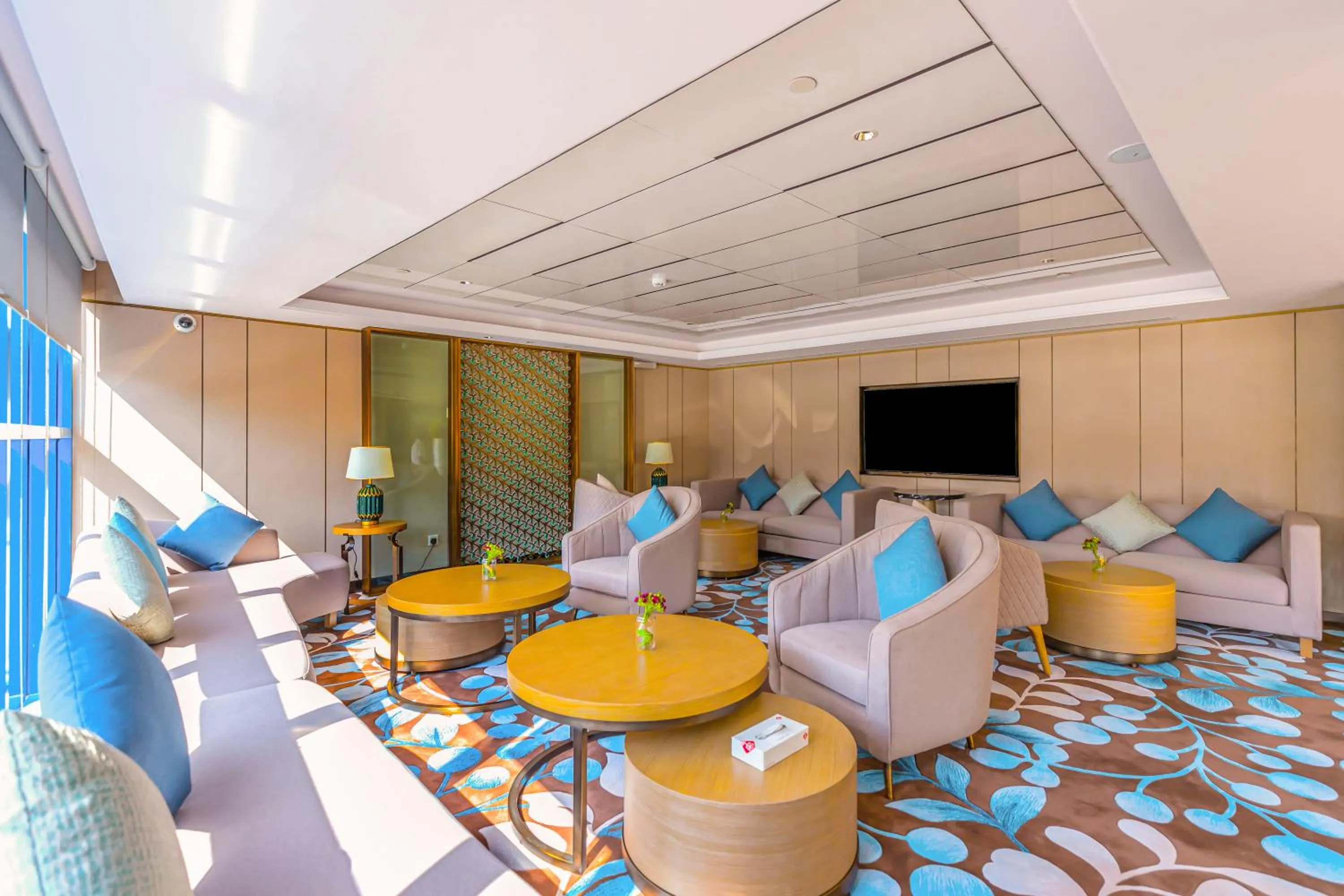 Seating area in Aber City Center