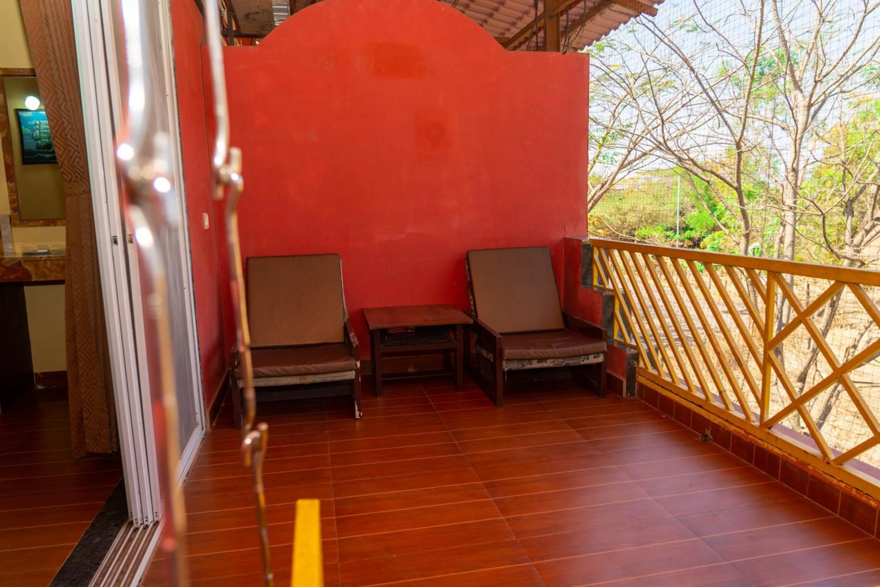 Balcony/Terrace in Wild Camp- The Nature Resort