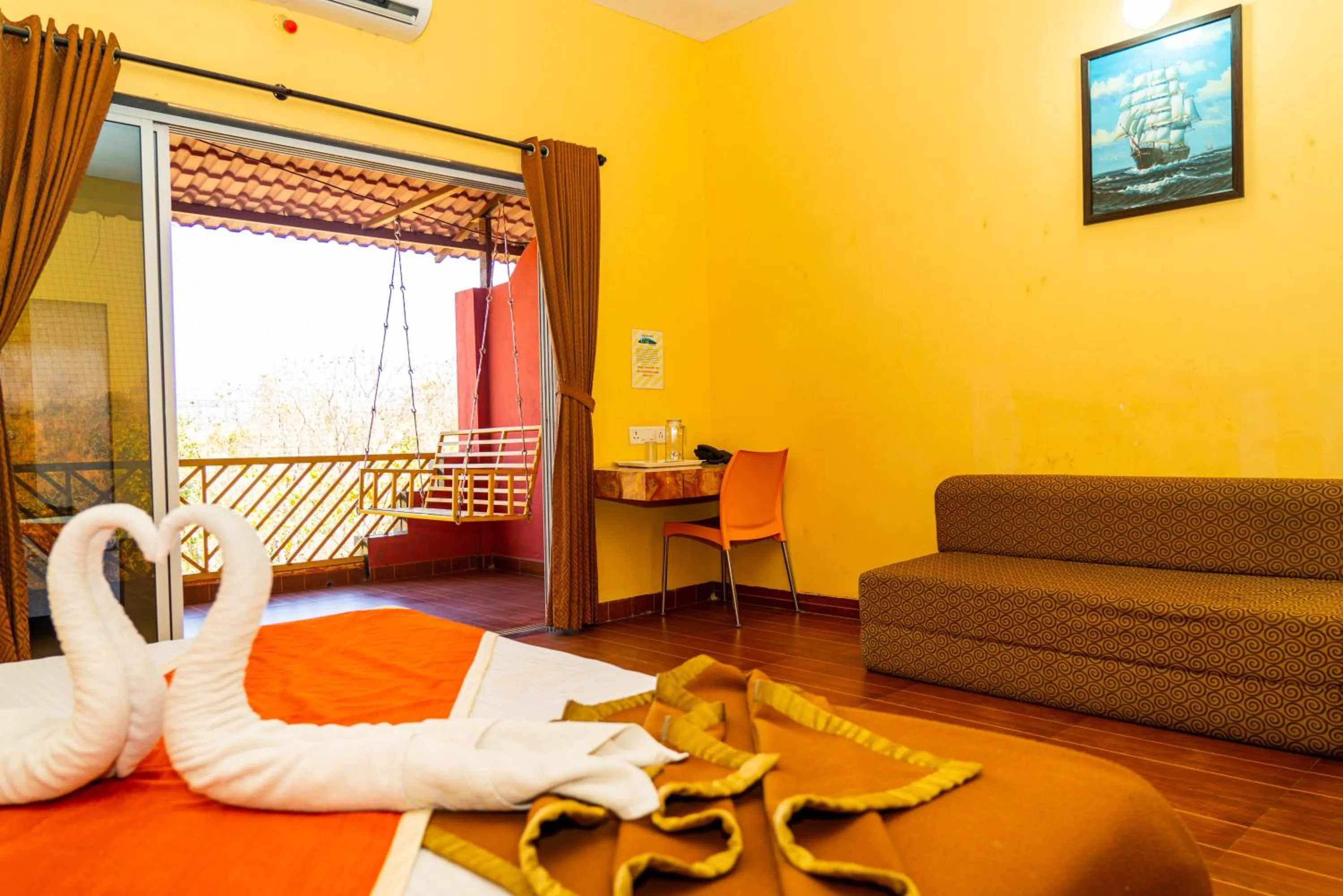 Bedroom, Bed in Wild Camp- The Nature Resort