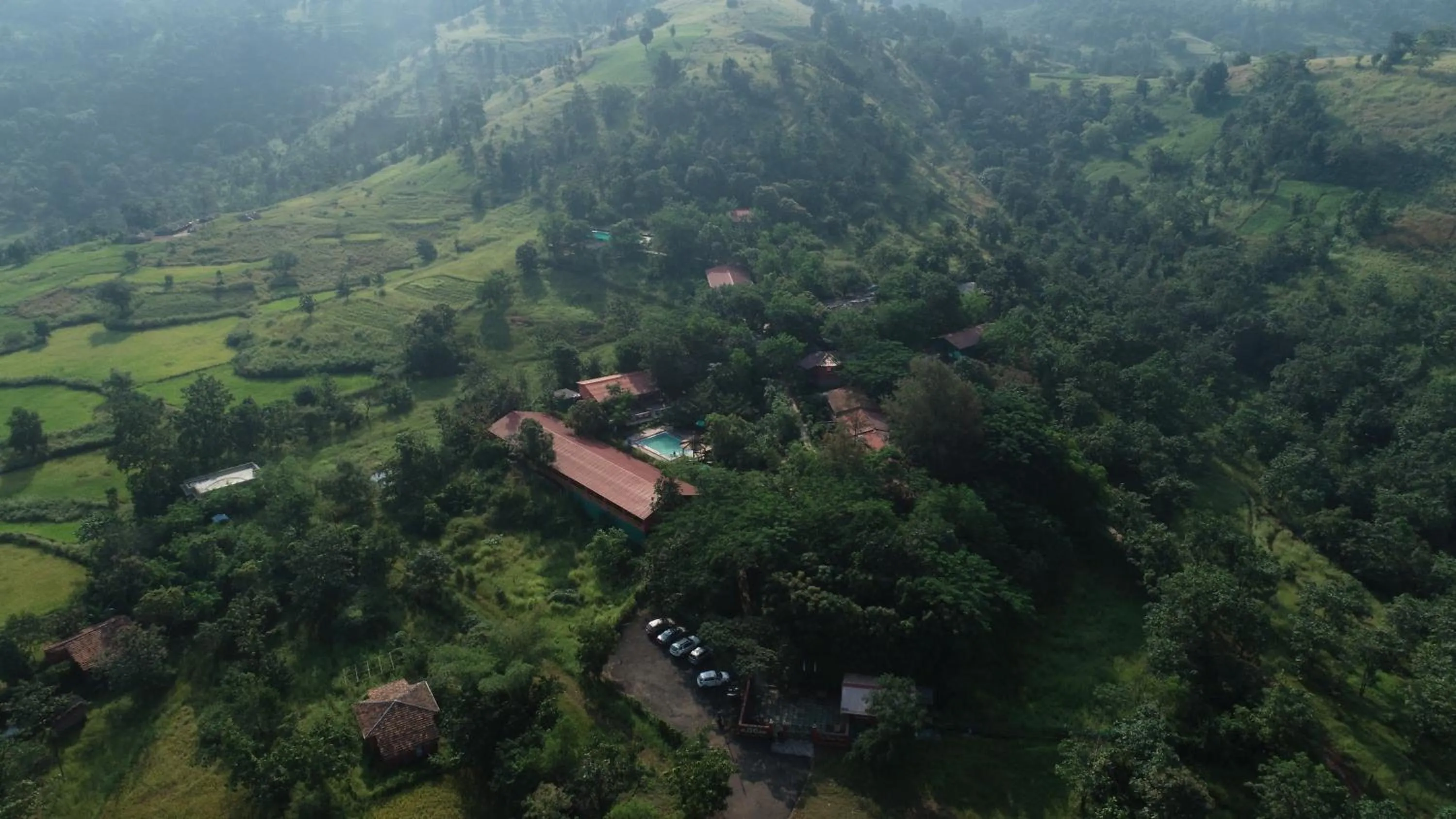 Bird's eye view in Wild Camp- The Nature Resort
