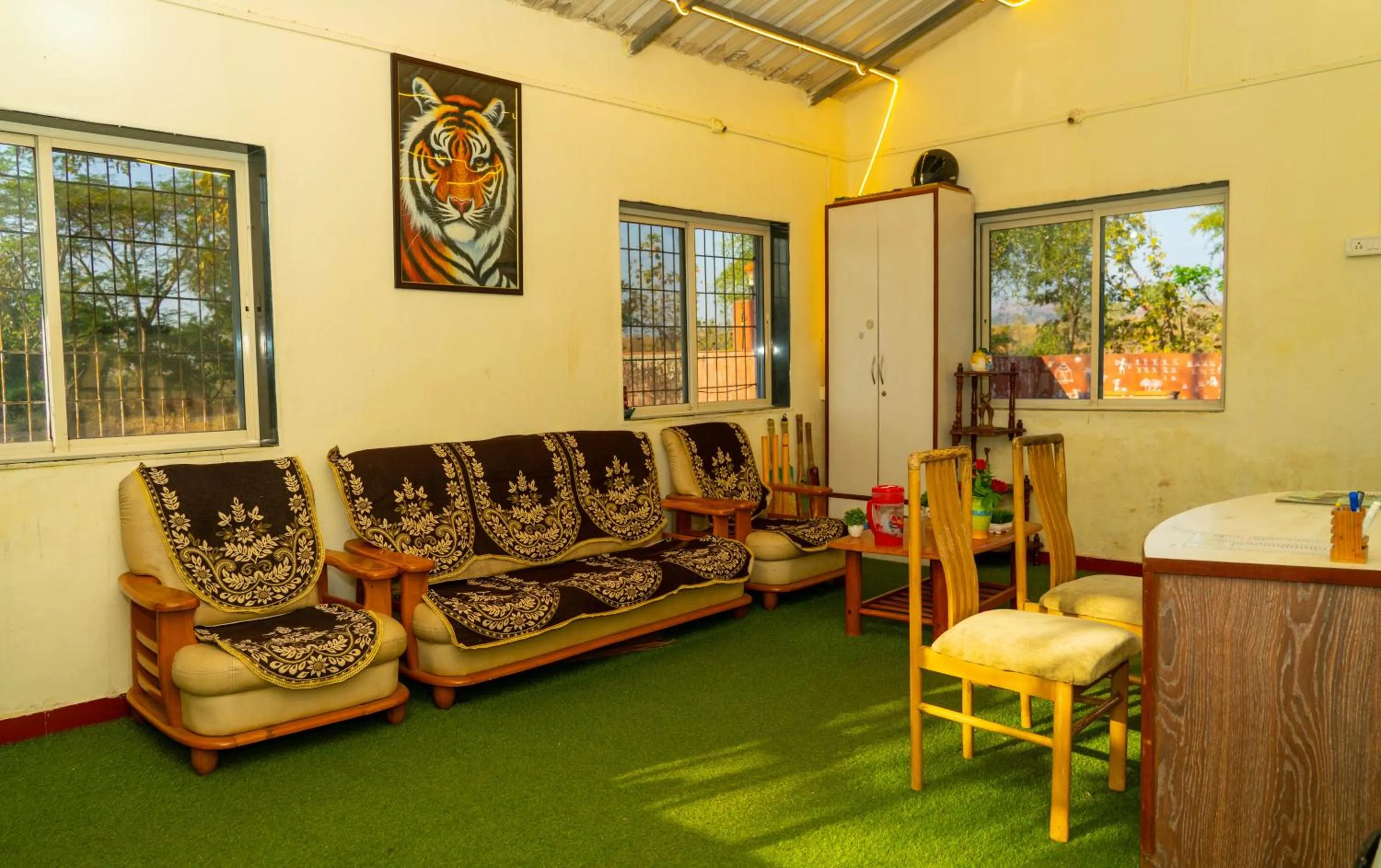 Lobby or reception in Wild Camp- The Nature Resort