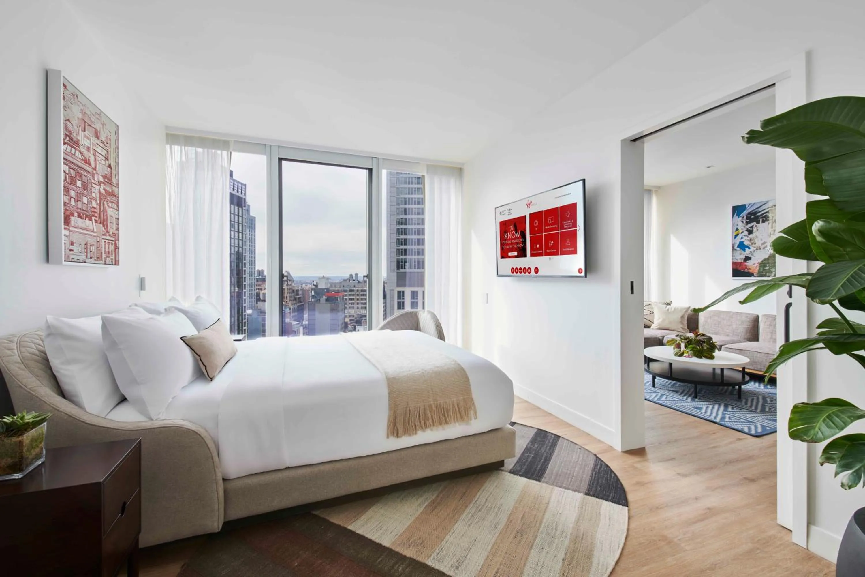 Bedroom, Bed in Virgin Hotels New York City