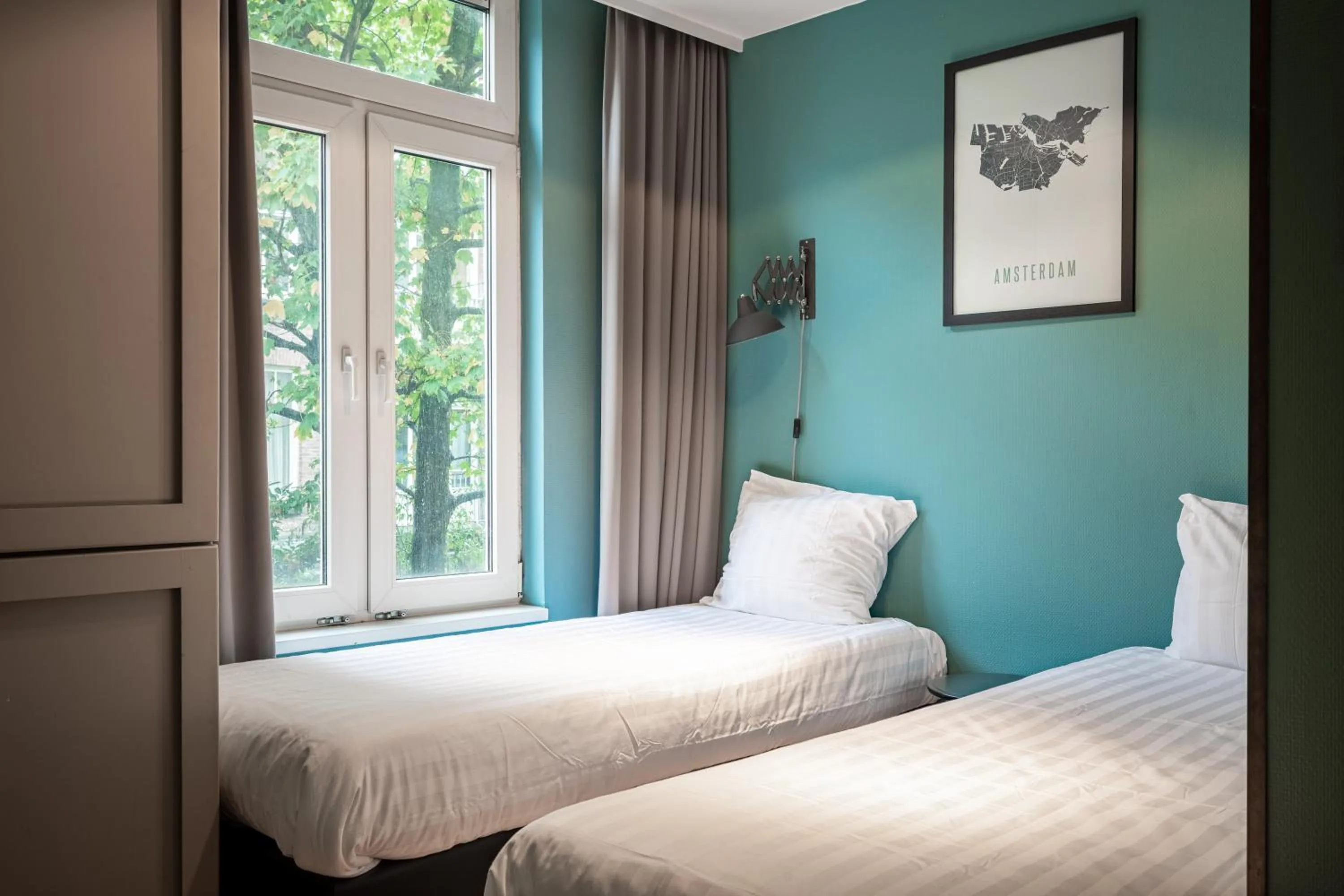 Bed in Musea Hotel & Apartments