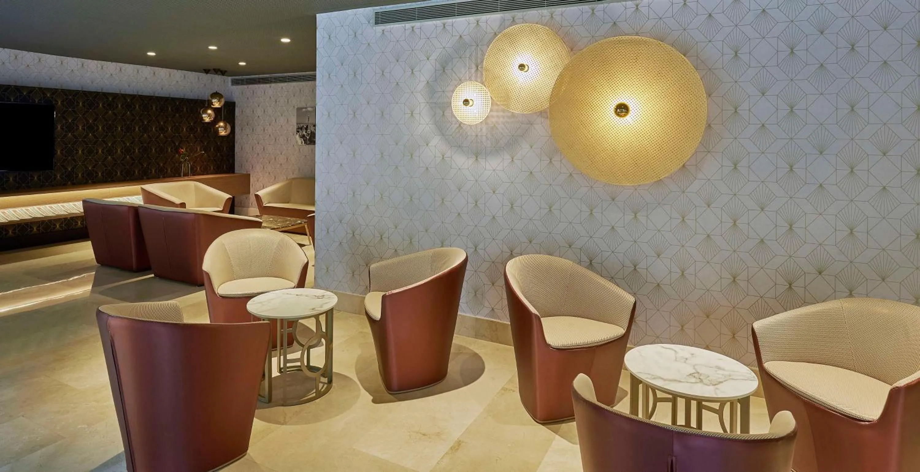 Lobby or reception in NH Sants Barcelona