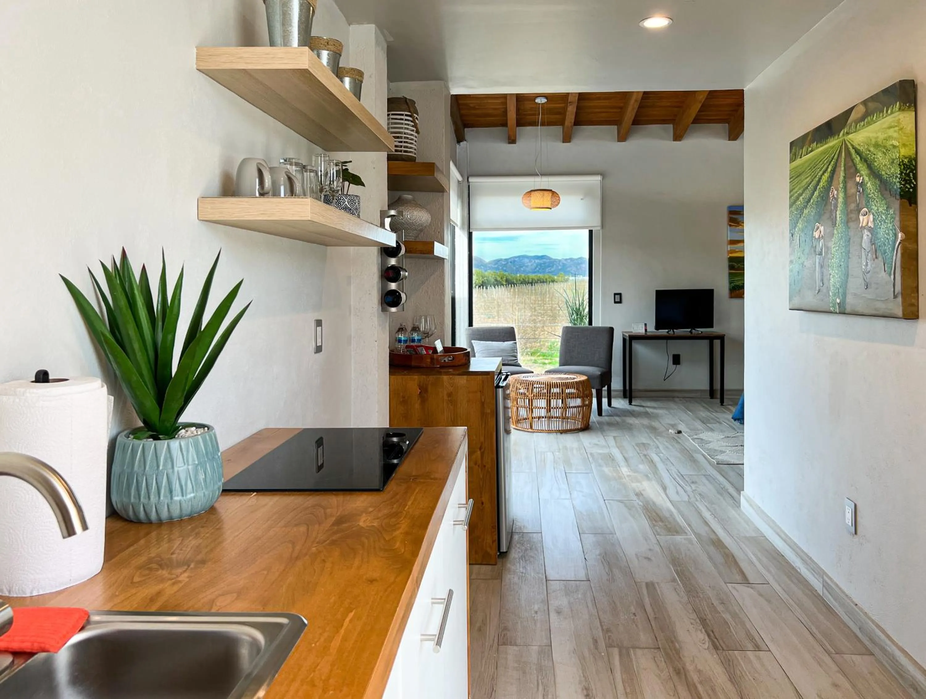 kitchen in Viñedo Casa la Noria
