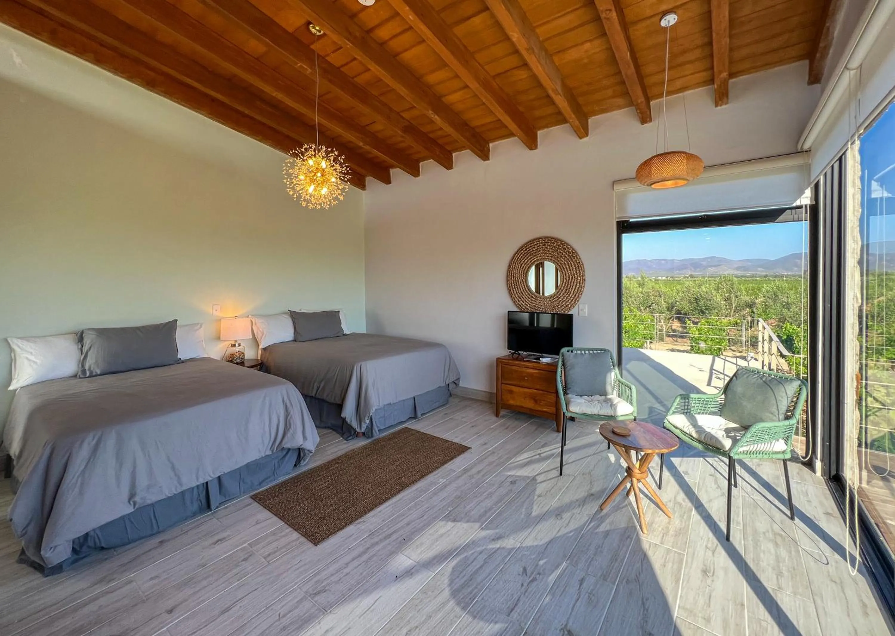 Bed in Viñedo Casa la Noria