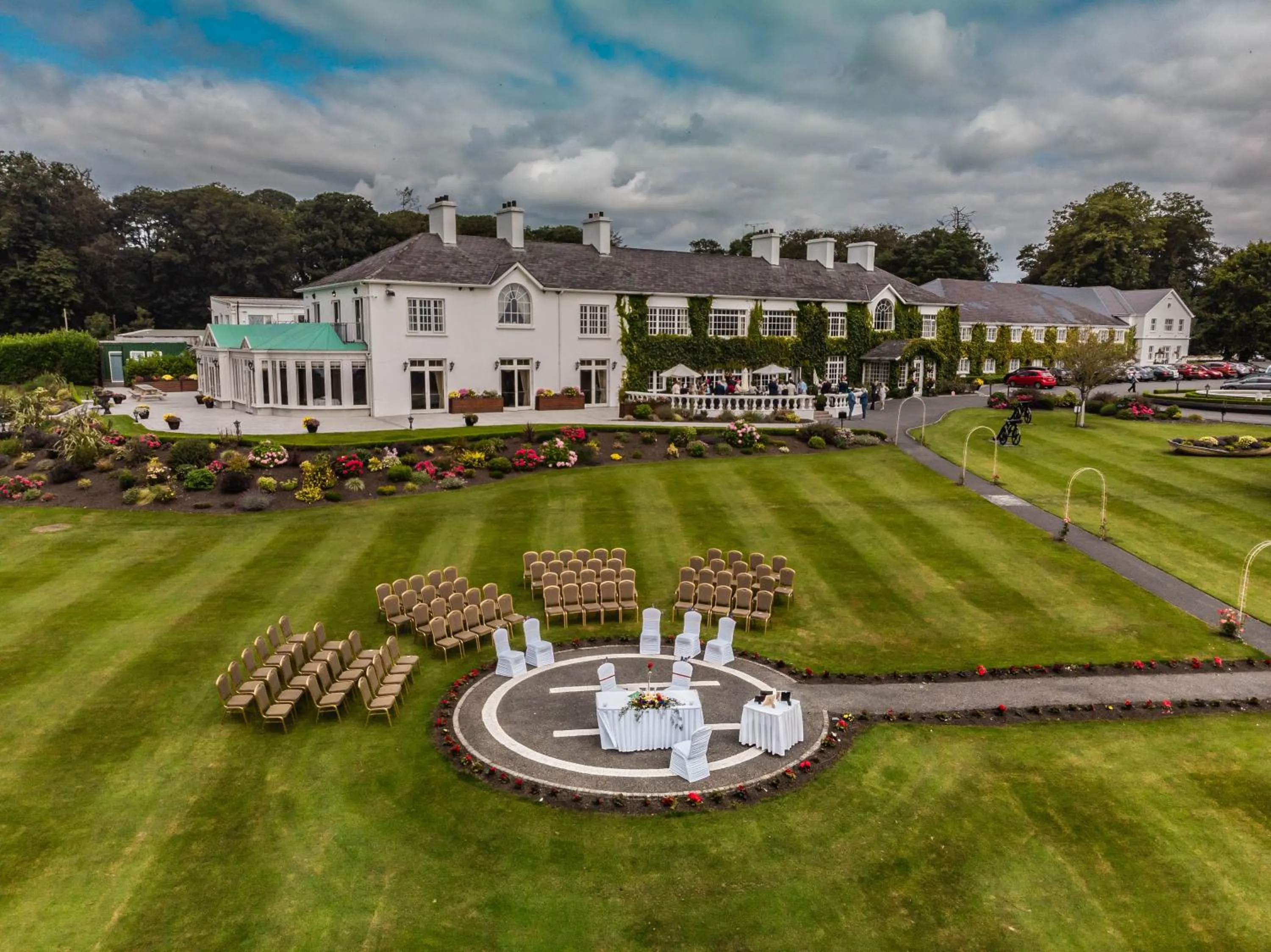Bird's eye view in Crover House Hotel & Golf Club