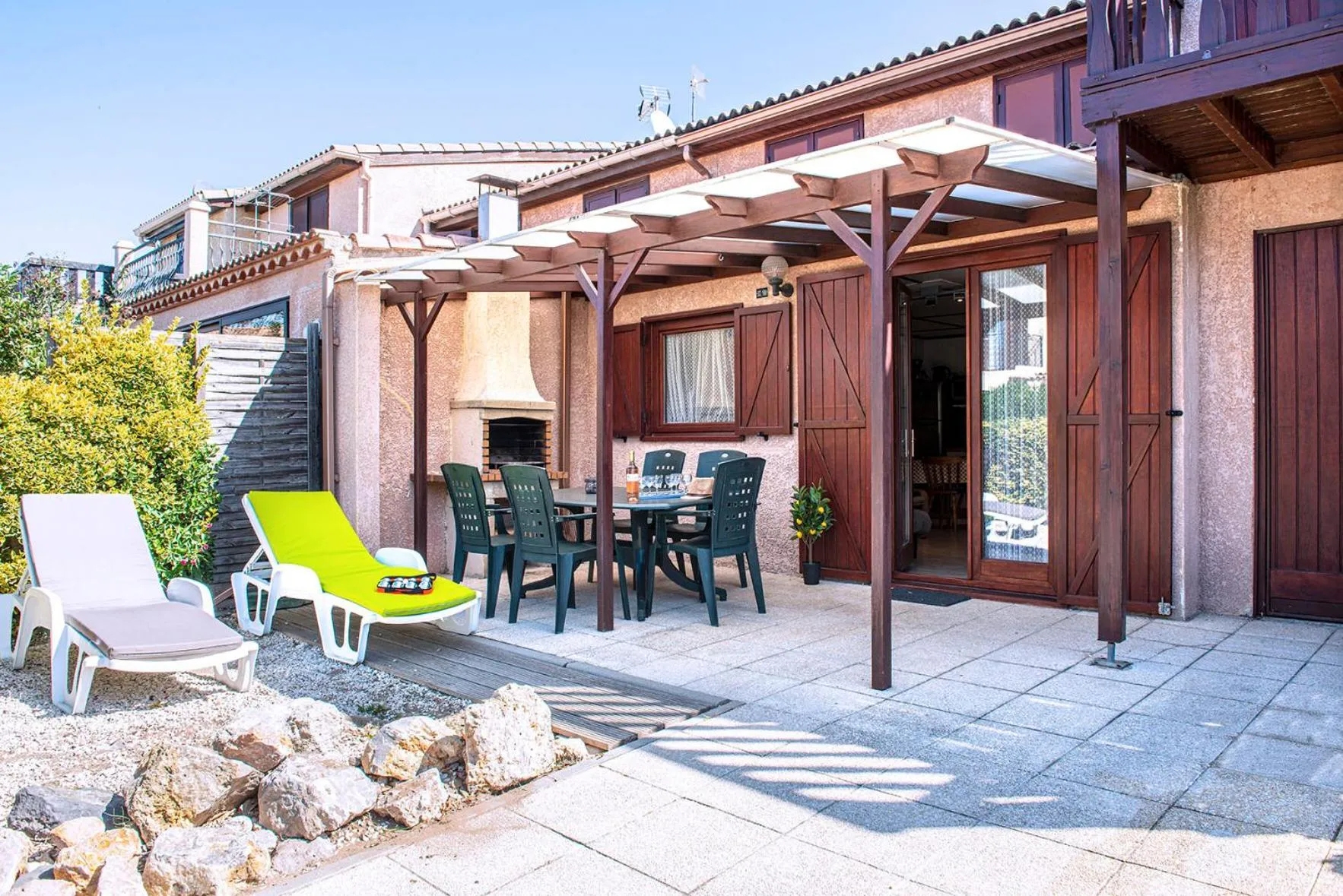 Patio in Les Tamaris et Les Portes du Soleil