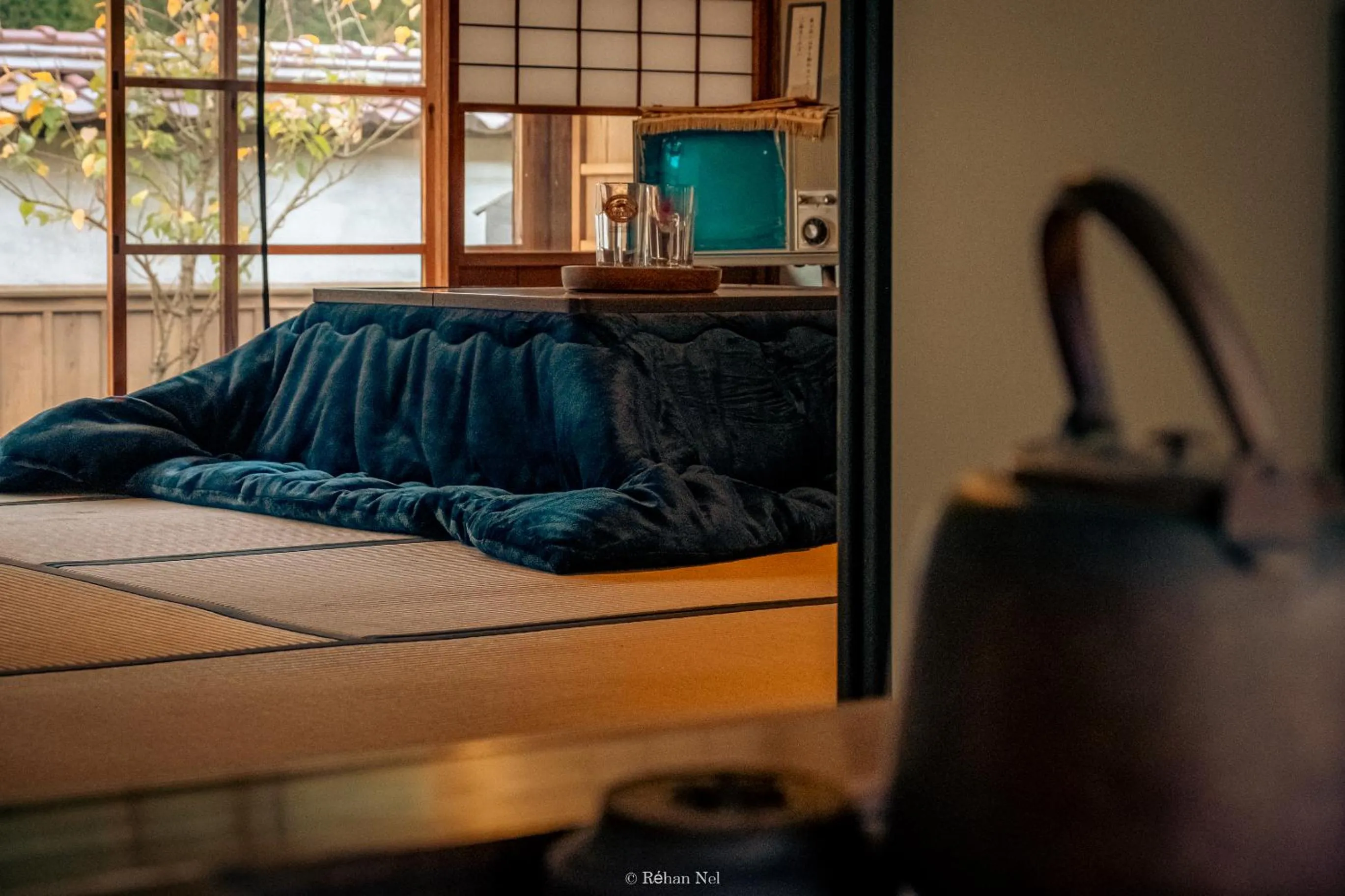 Photo of the whole room, Bed in Japan's oldest remaining company housing