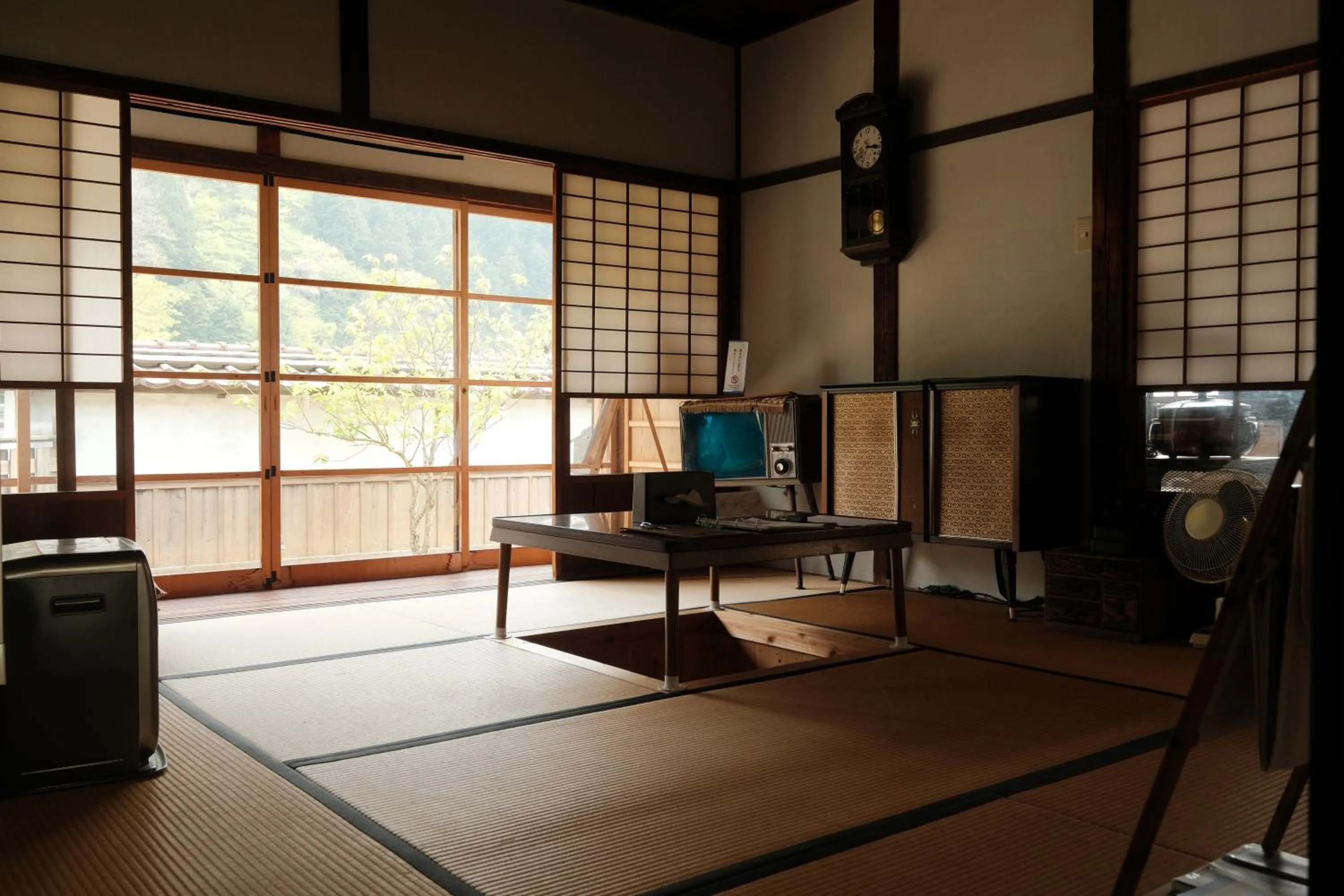 Living room in Japan's oldest remaining company housing