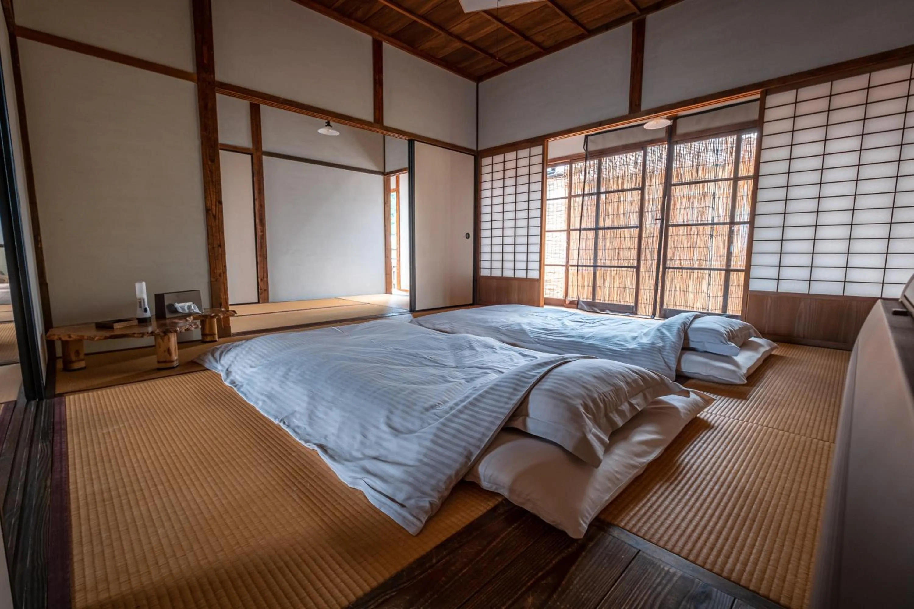 Bed in Japan's oldest remaining company housing