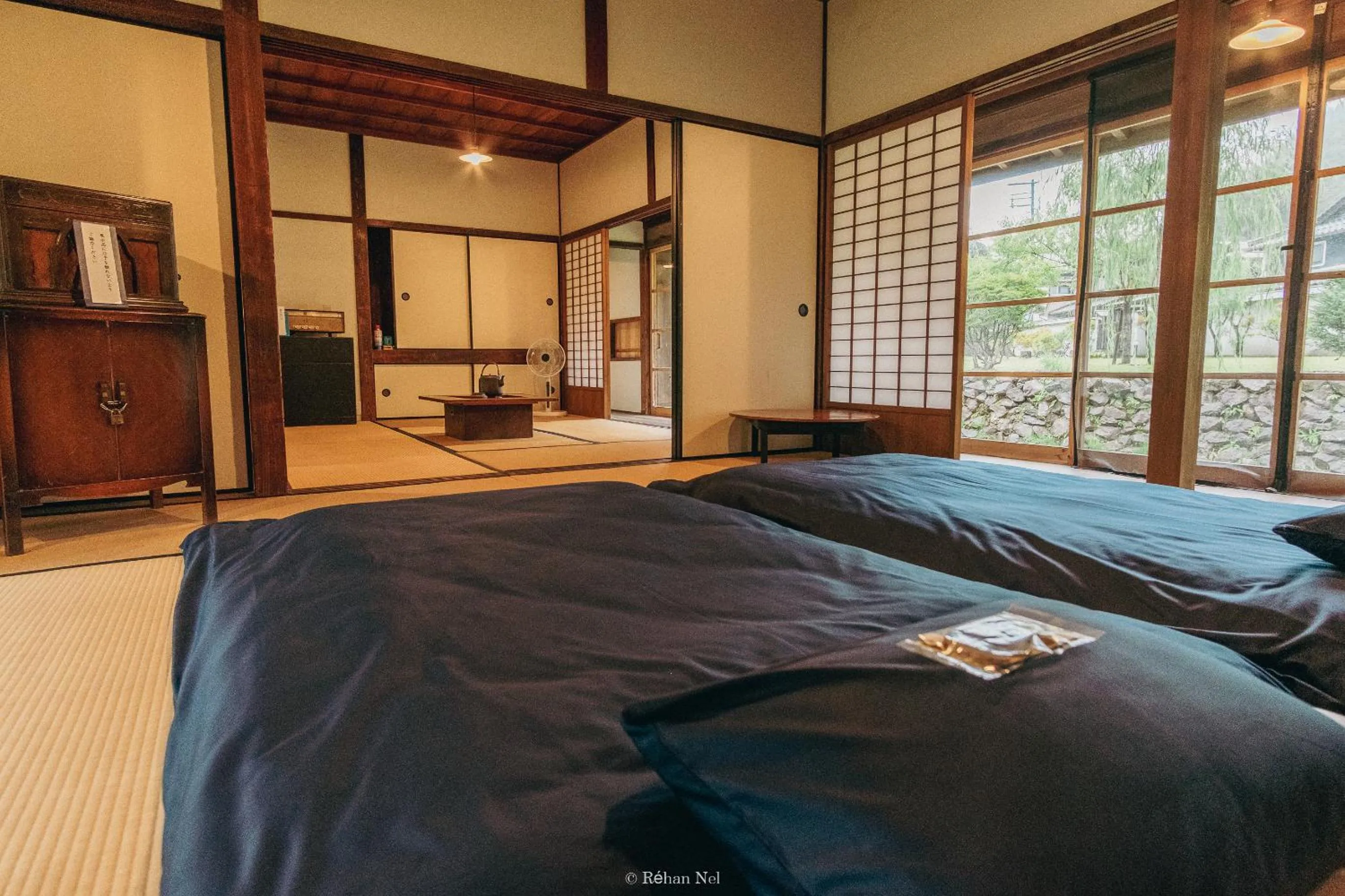 Bed in Japan's oldest remaining company housing
