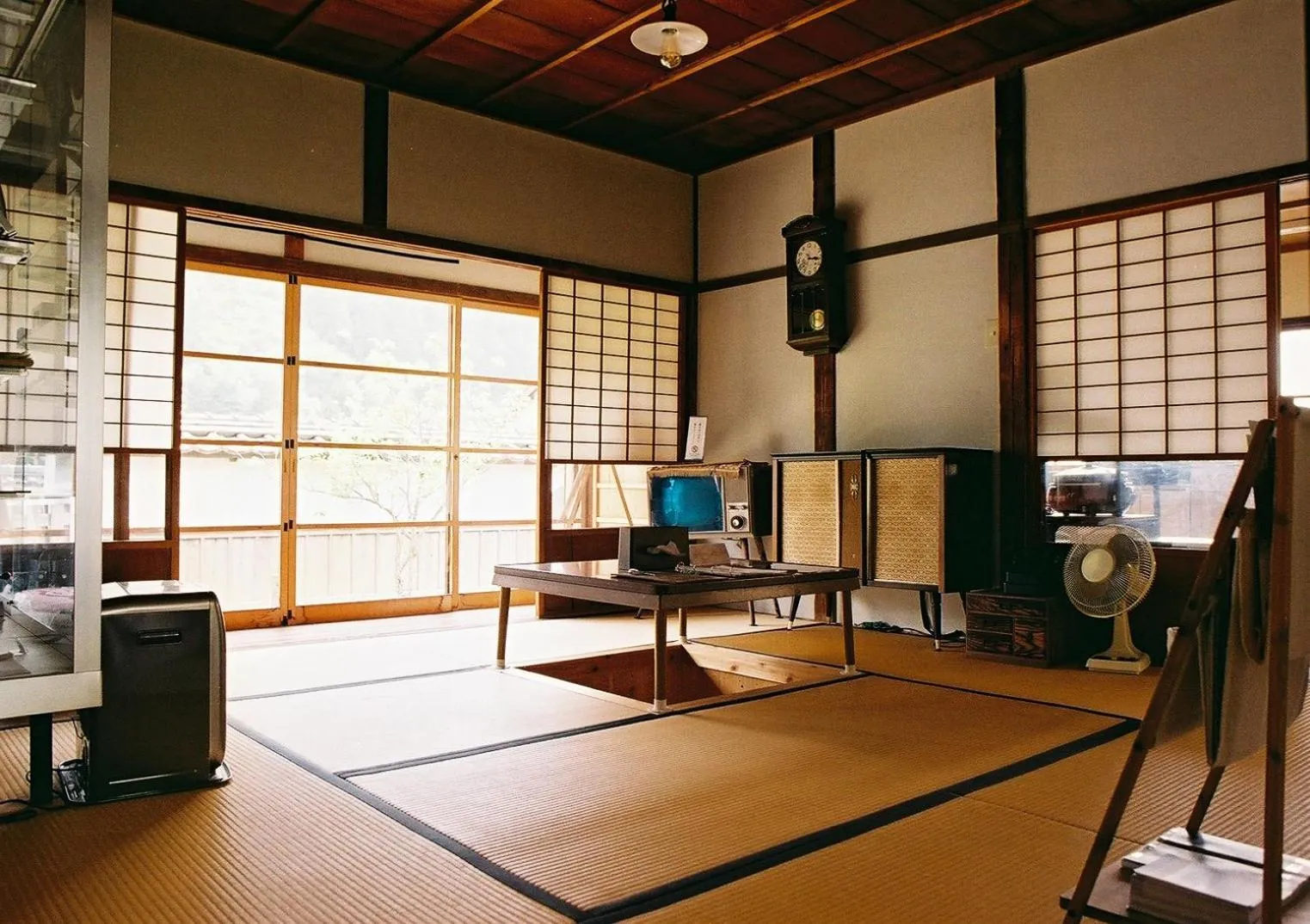 Living room in Japan's oldest remaining company housing