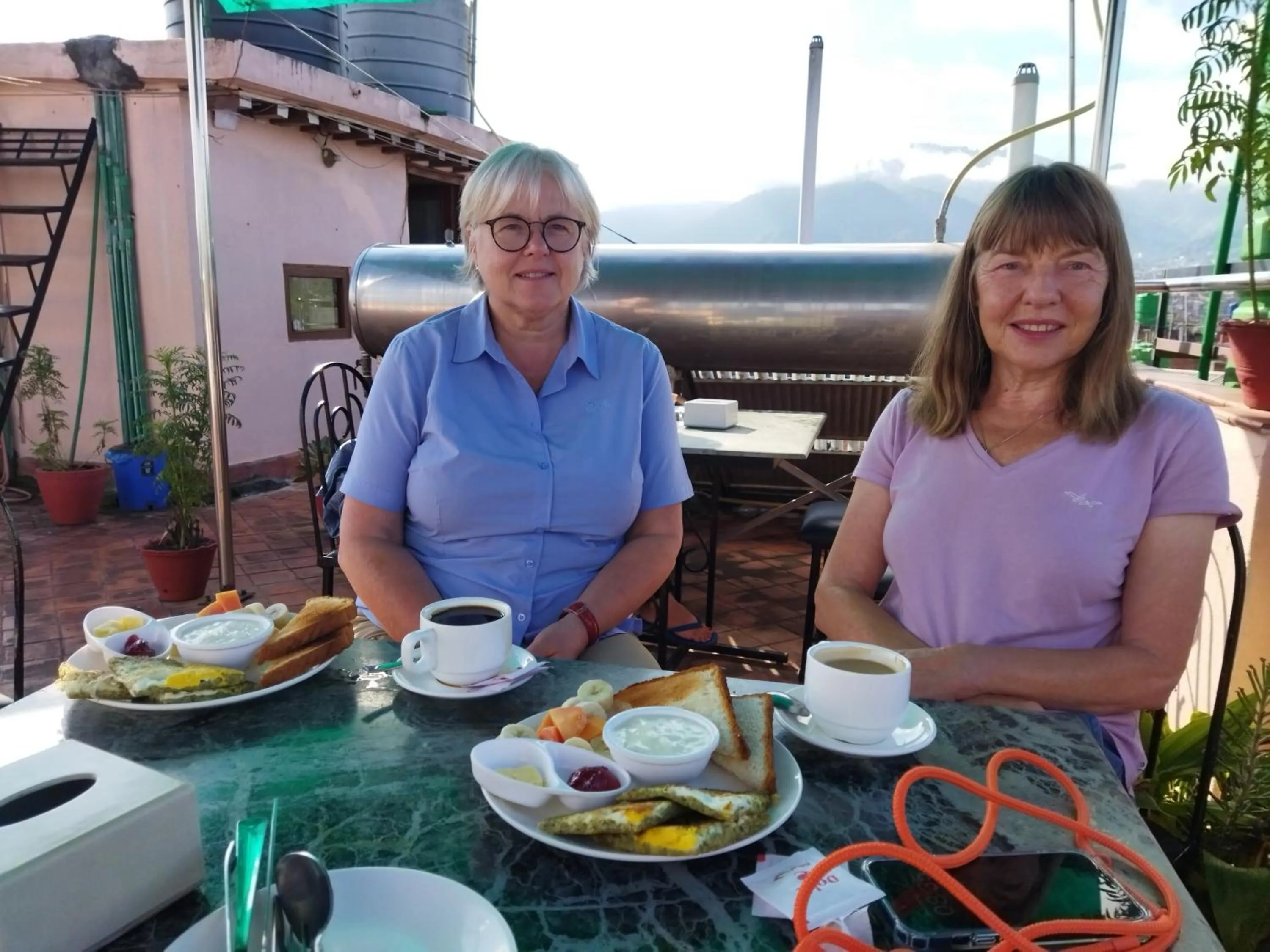 Continental breakfast in HOTEL RUPAKOT AND ROOFTOP RESTAURANT