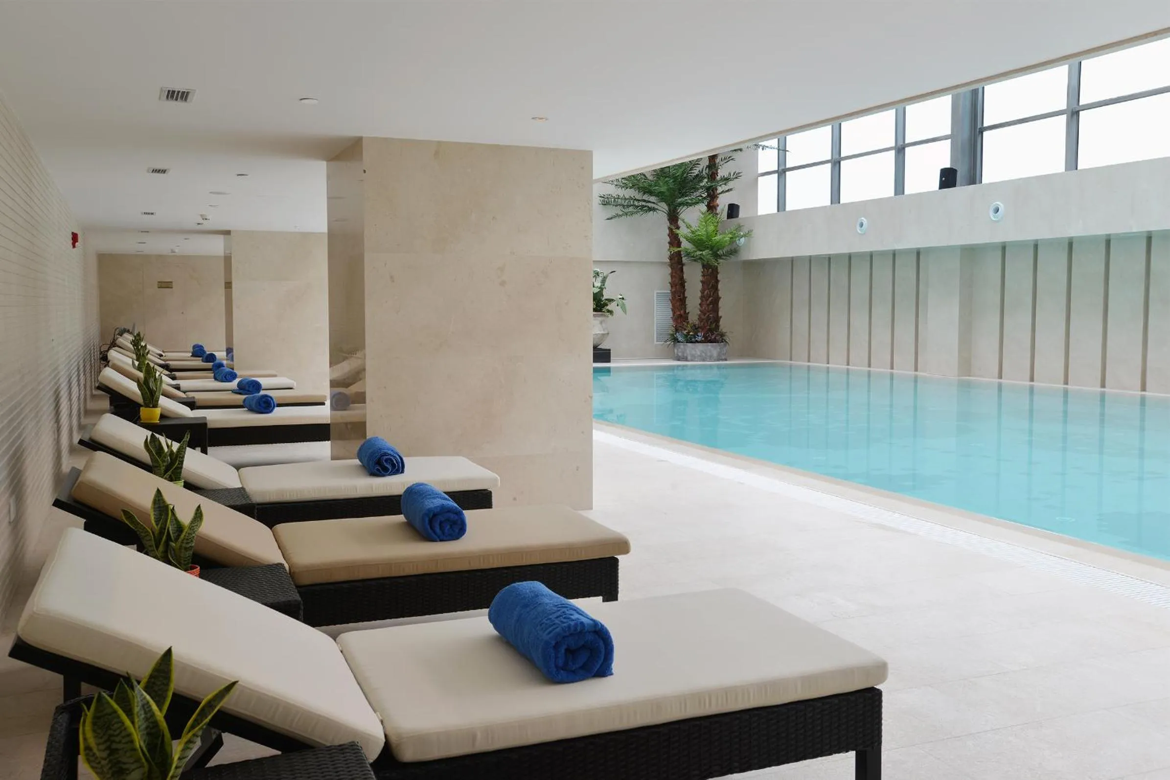Swimming pool in Crowne Plaza Shanghai Noah Square by IHG