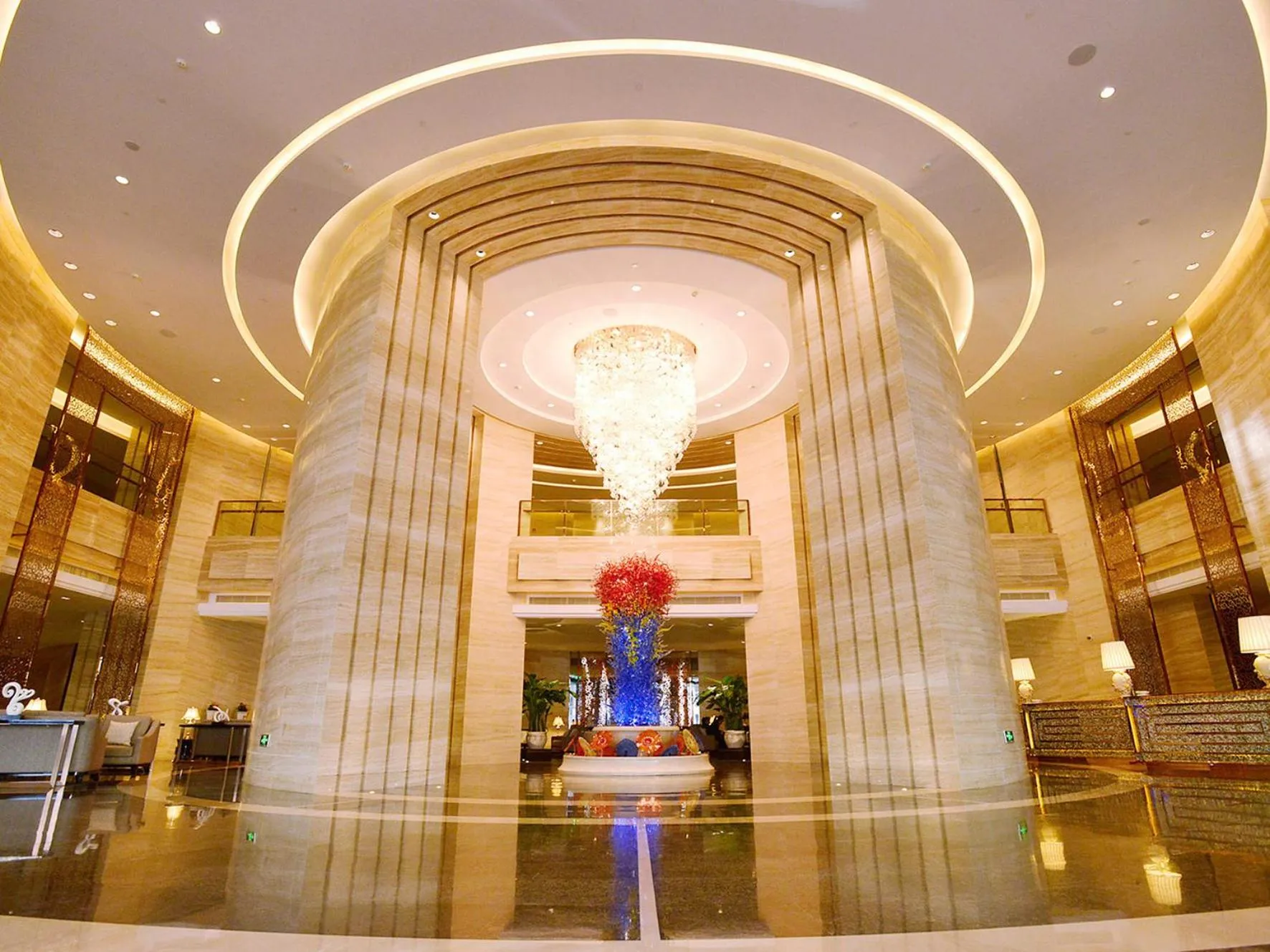 Lobby or reception in Crowne Plaza Shanghai Noah Square by IHG
