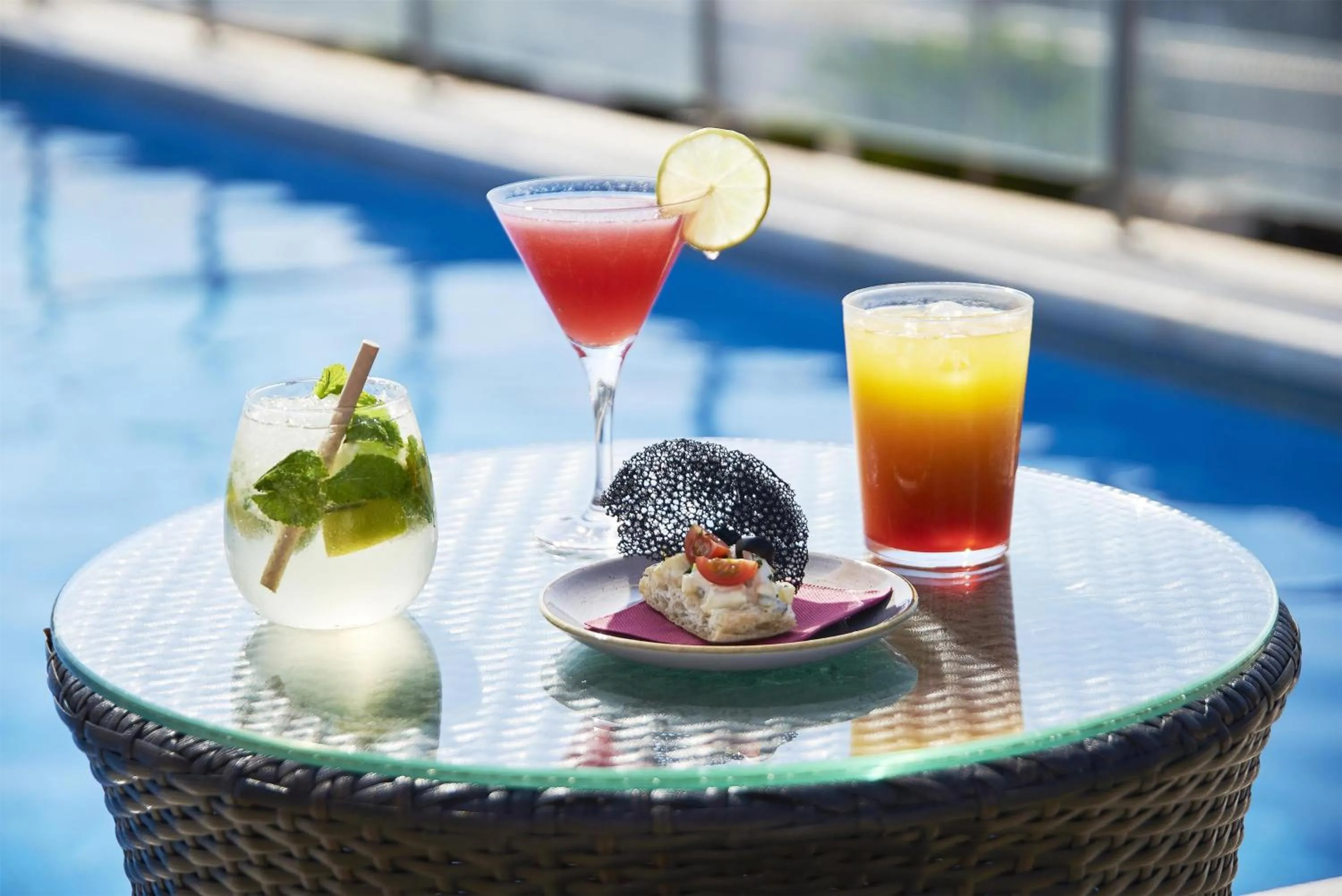 Pool view in NH Collection Barcelona Podium