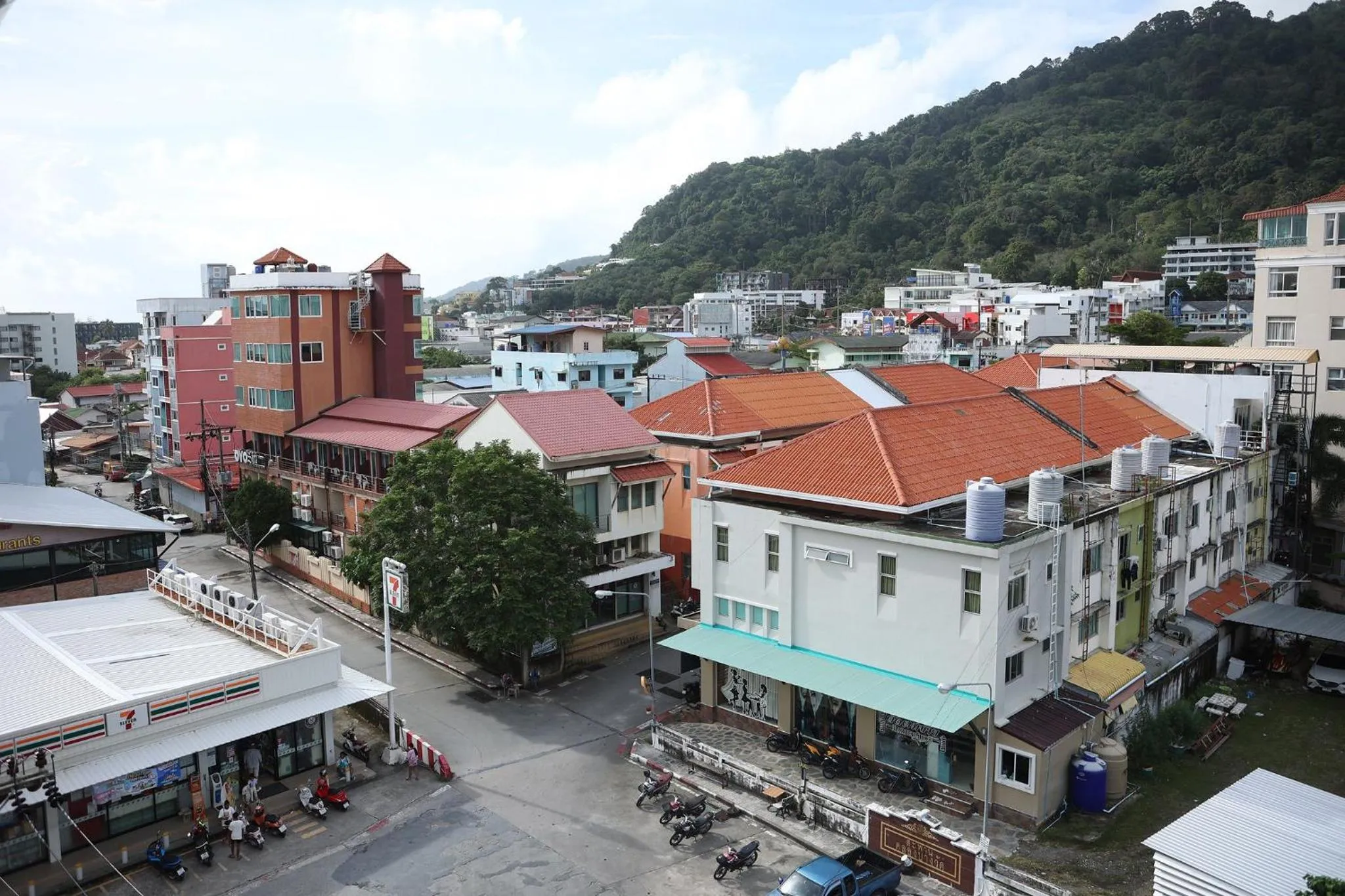 Quiet street view in New Forest Patong