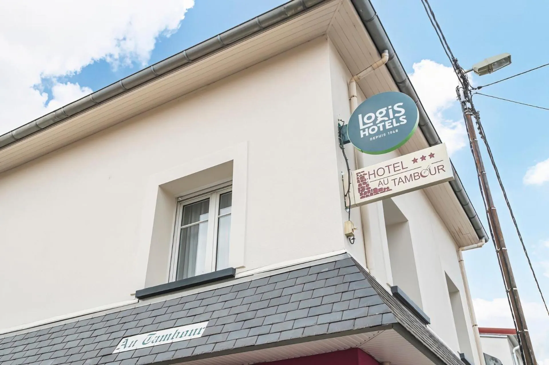 Property logo or sign in Logis Hotel au tambour