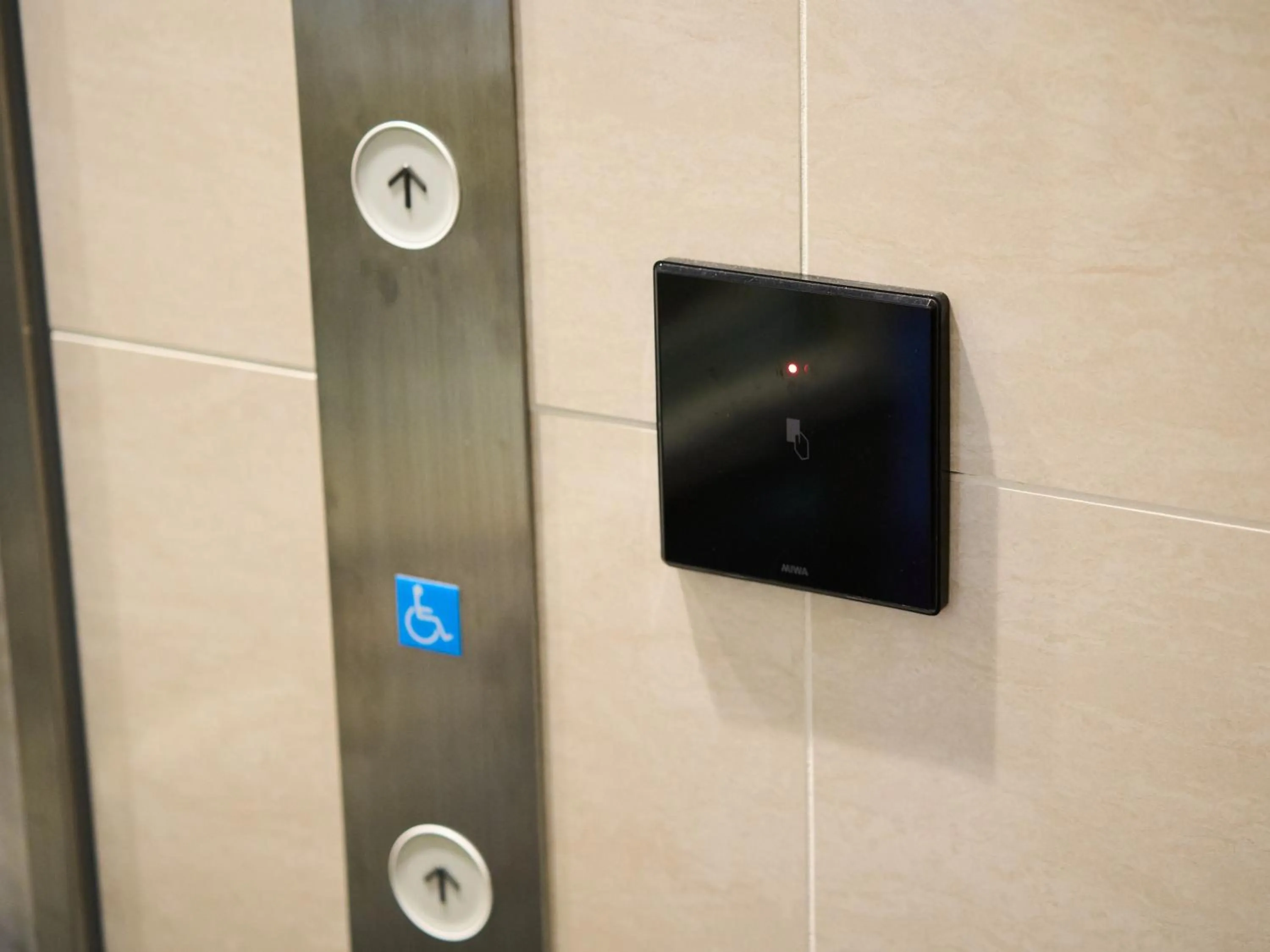 elevator in Tabist Ginza