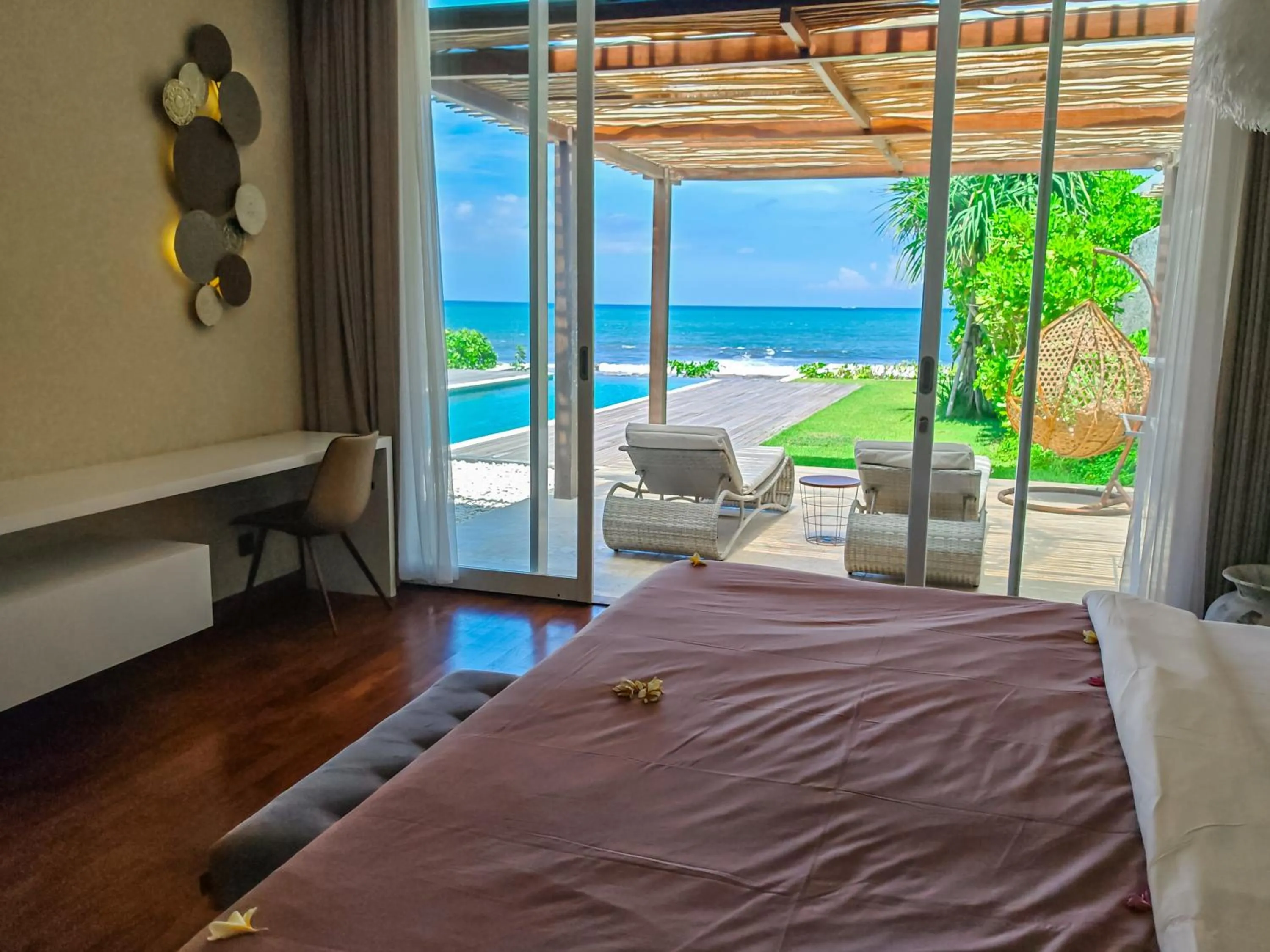 Natural landscape, Bed in Ketewel Beach Villas and Spa