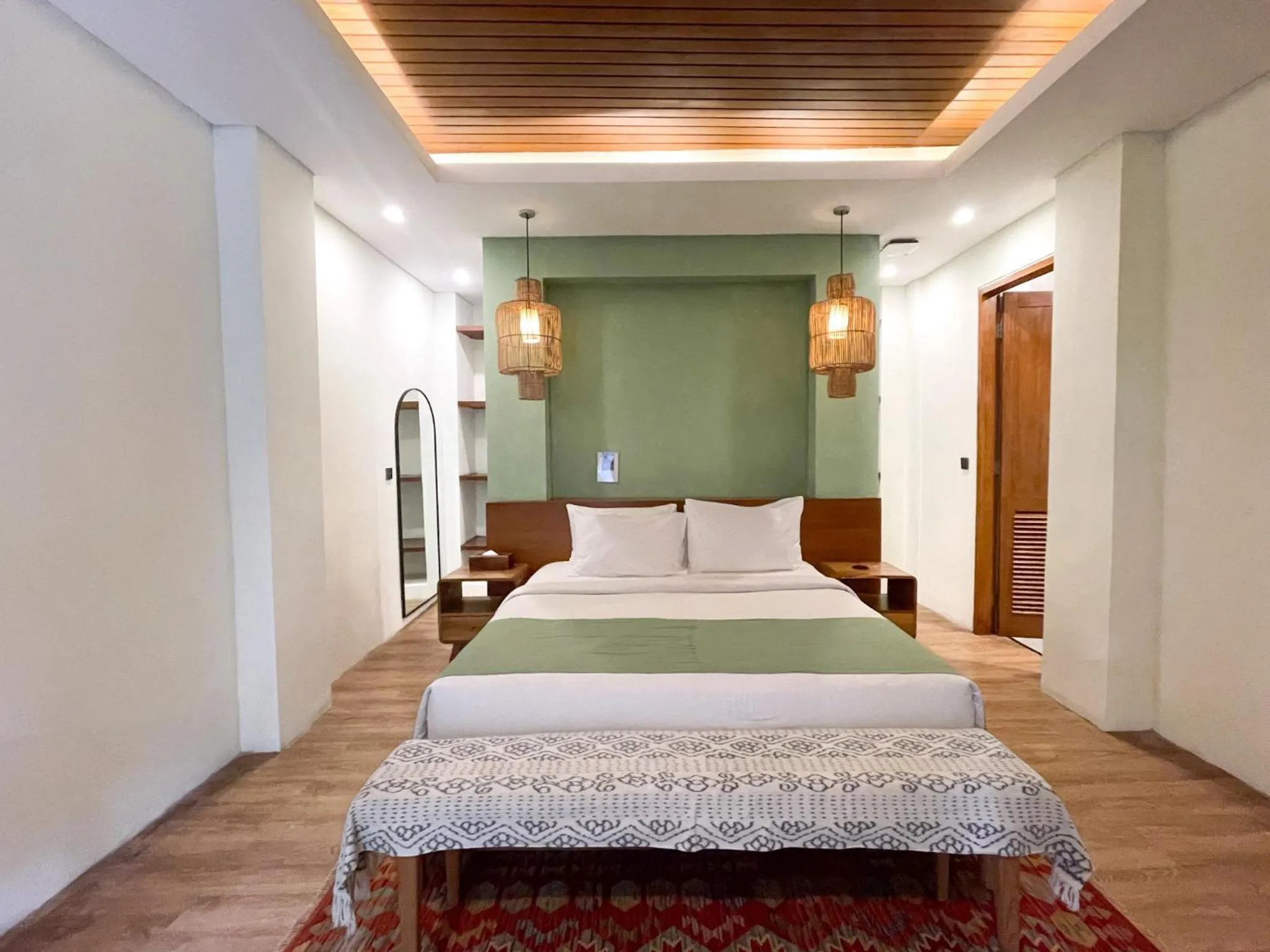 Bedroom, Bed in Leafy Home Canggu