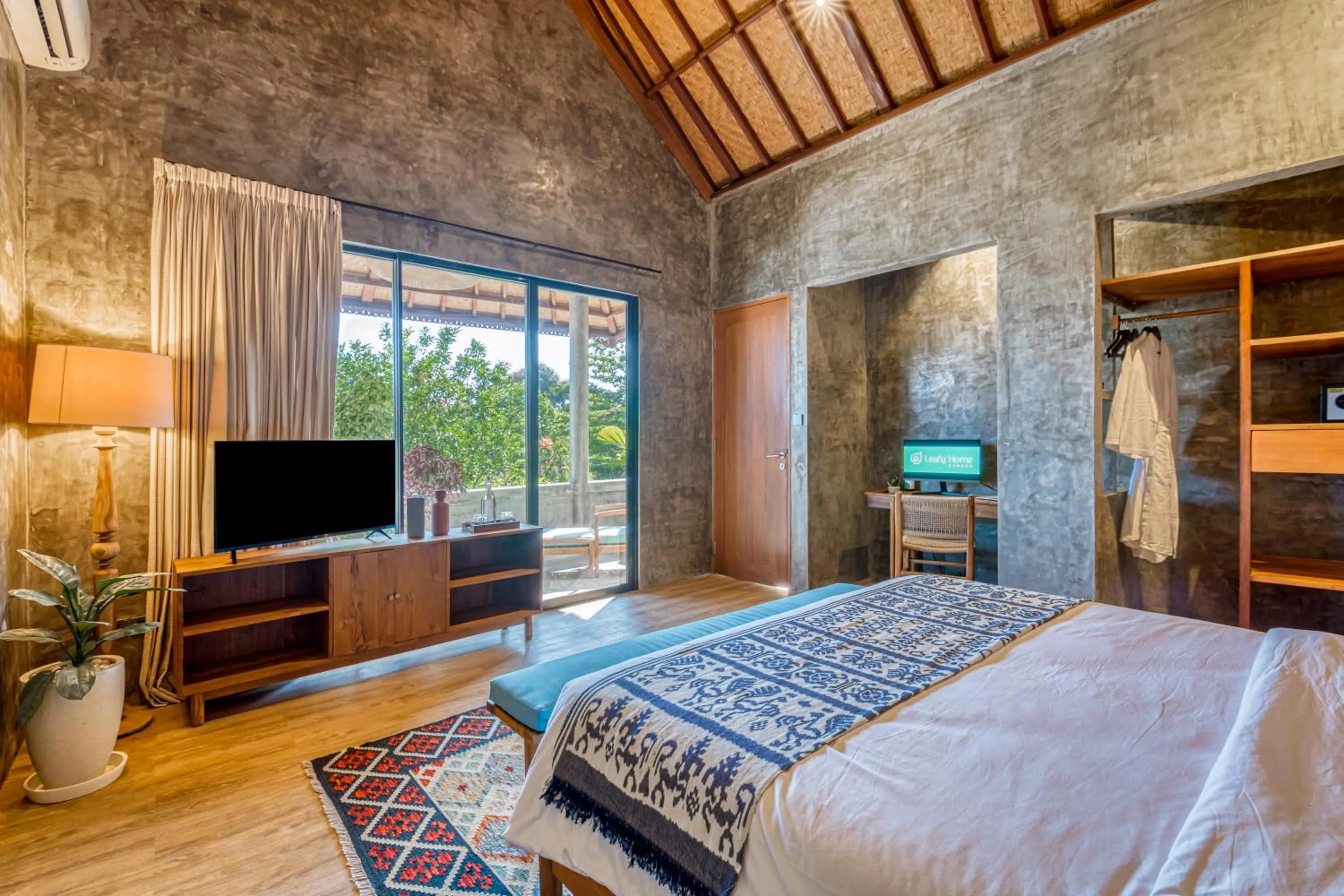 Bed in Leafy Home Canggu