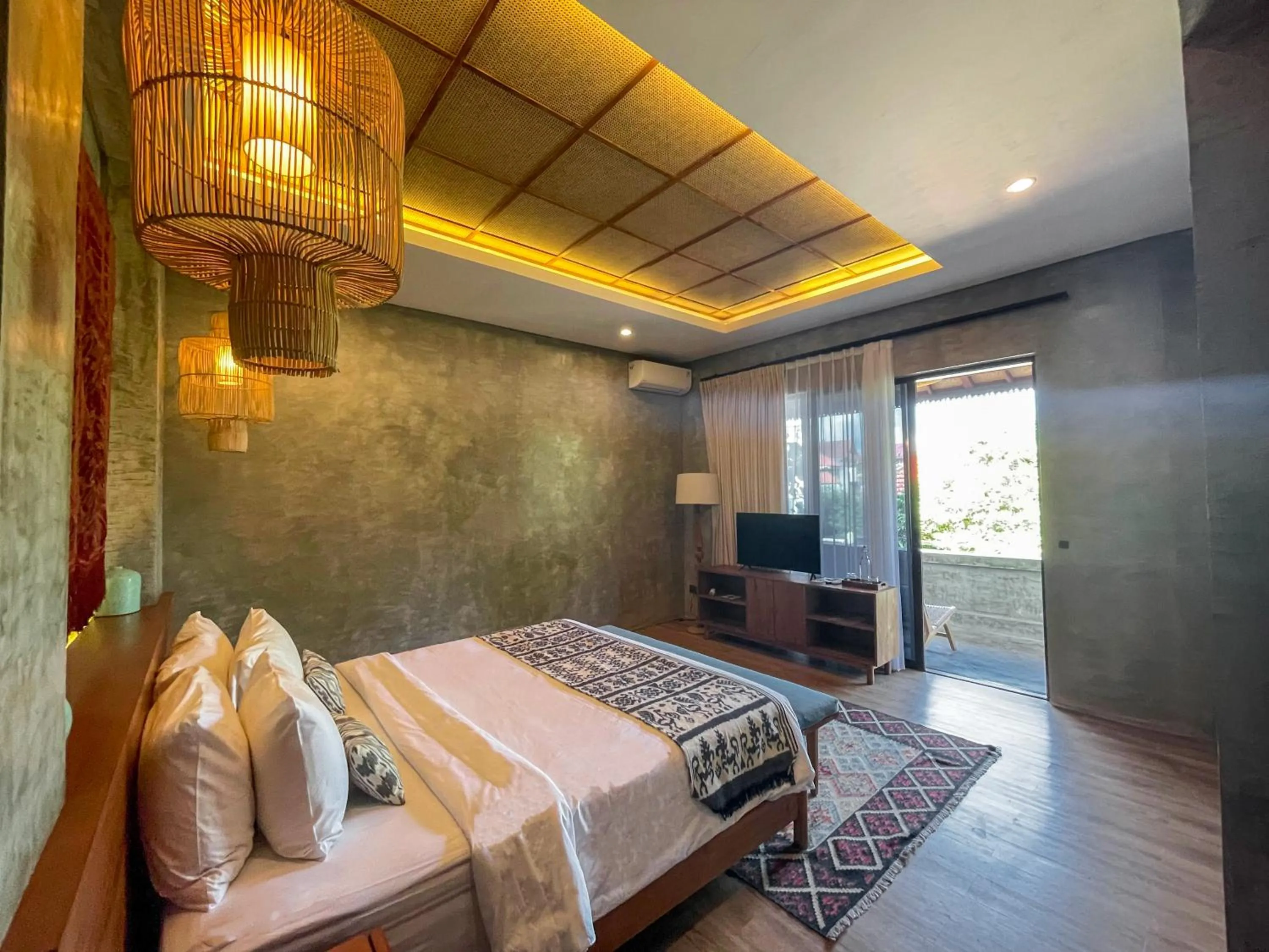 View (from property/room), Bed in Leafy Home Canggu