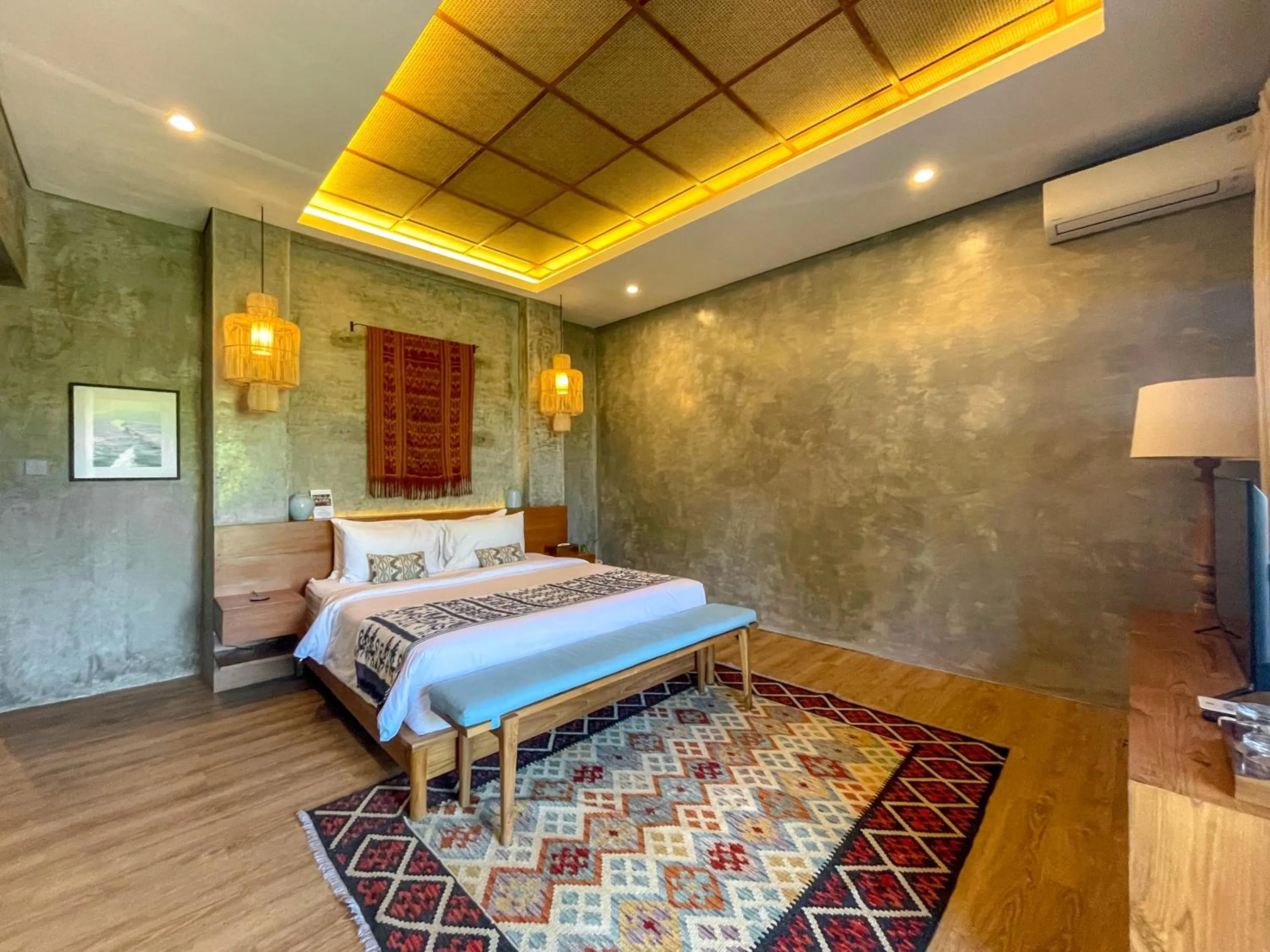 Bedroom, Bed in Leafy Home Canggu