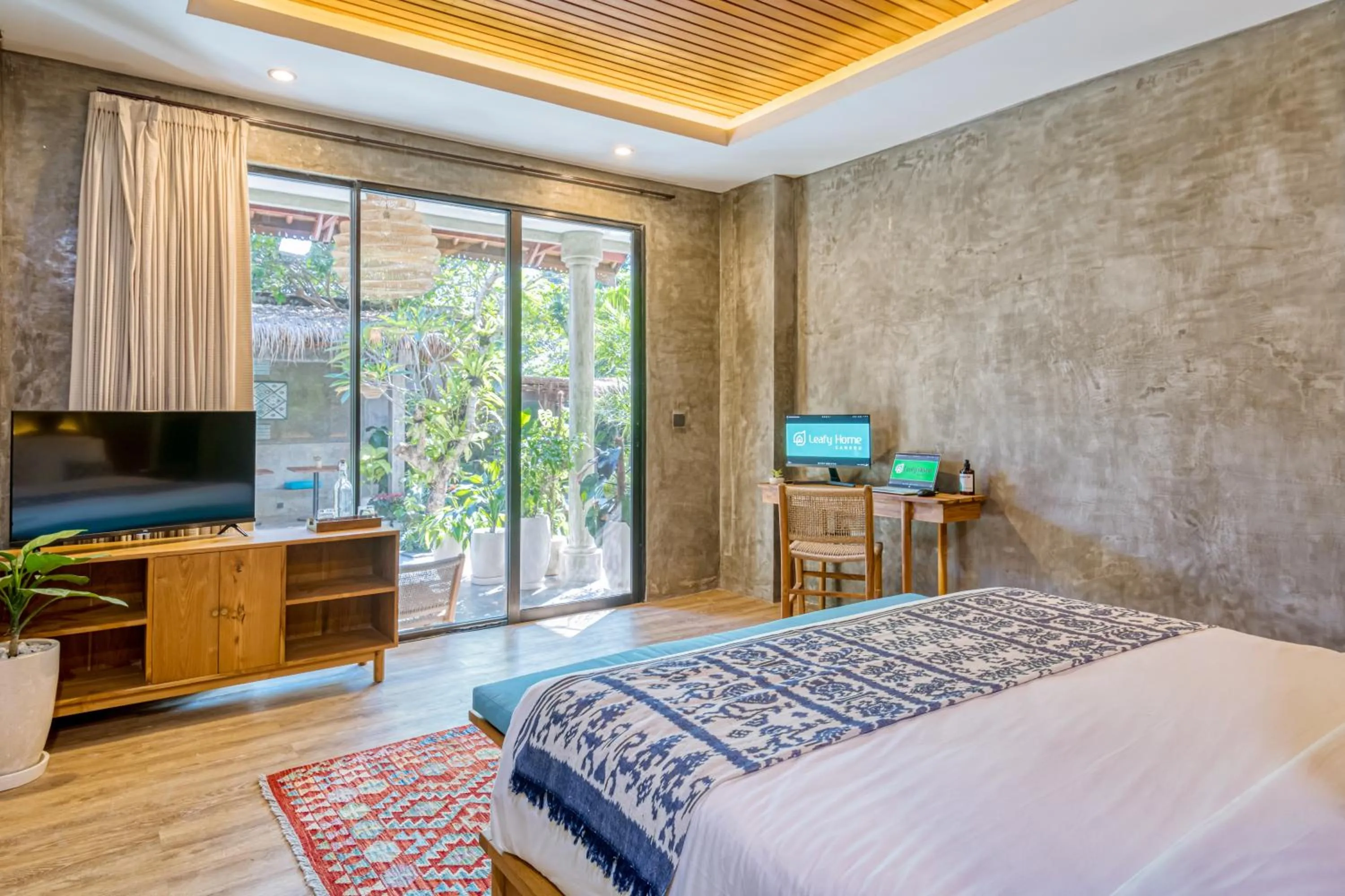 Bed in Leafy Home Canggu