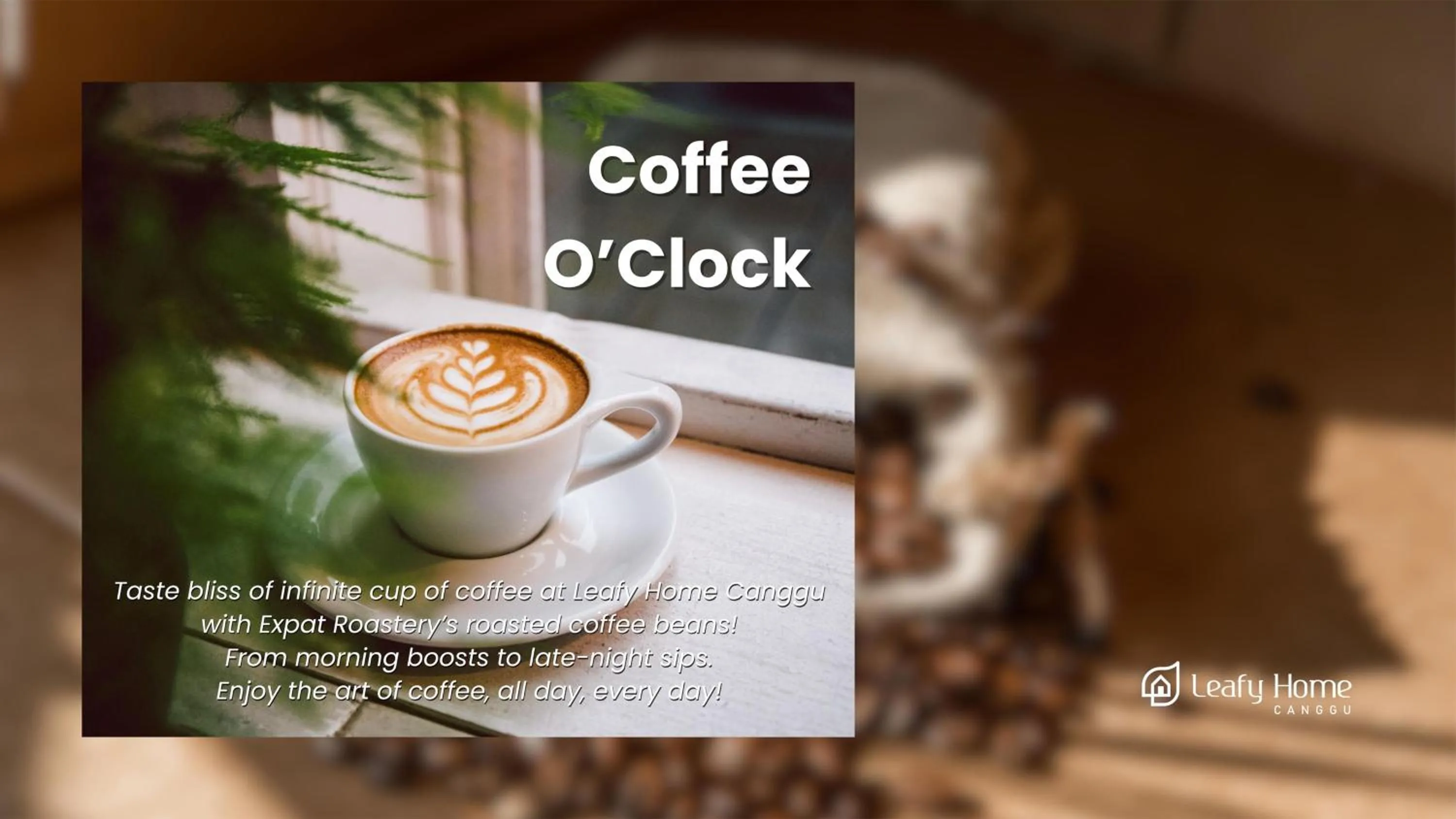 Coffee/tea facilities in Leafy Home Canggu