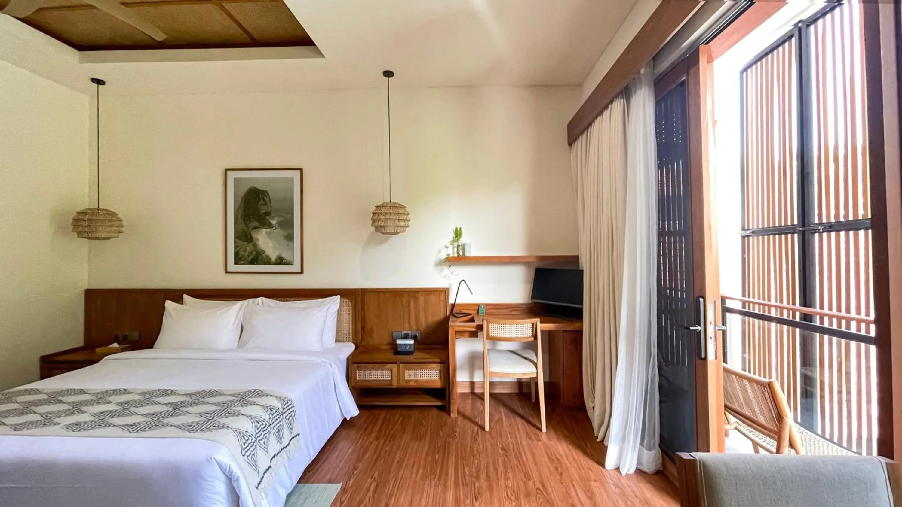 Bed in Leafy Home Canggu