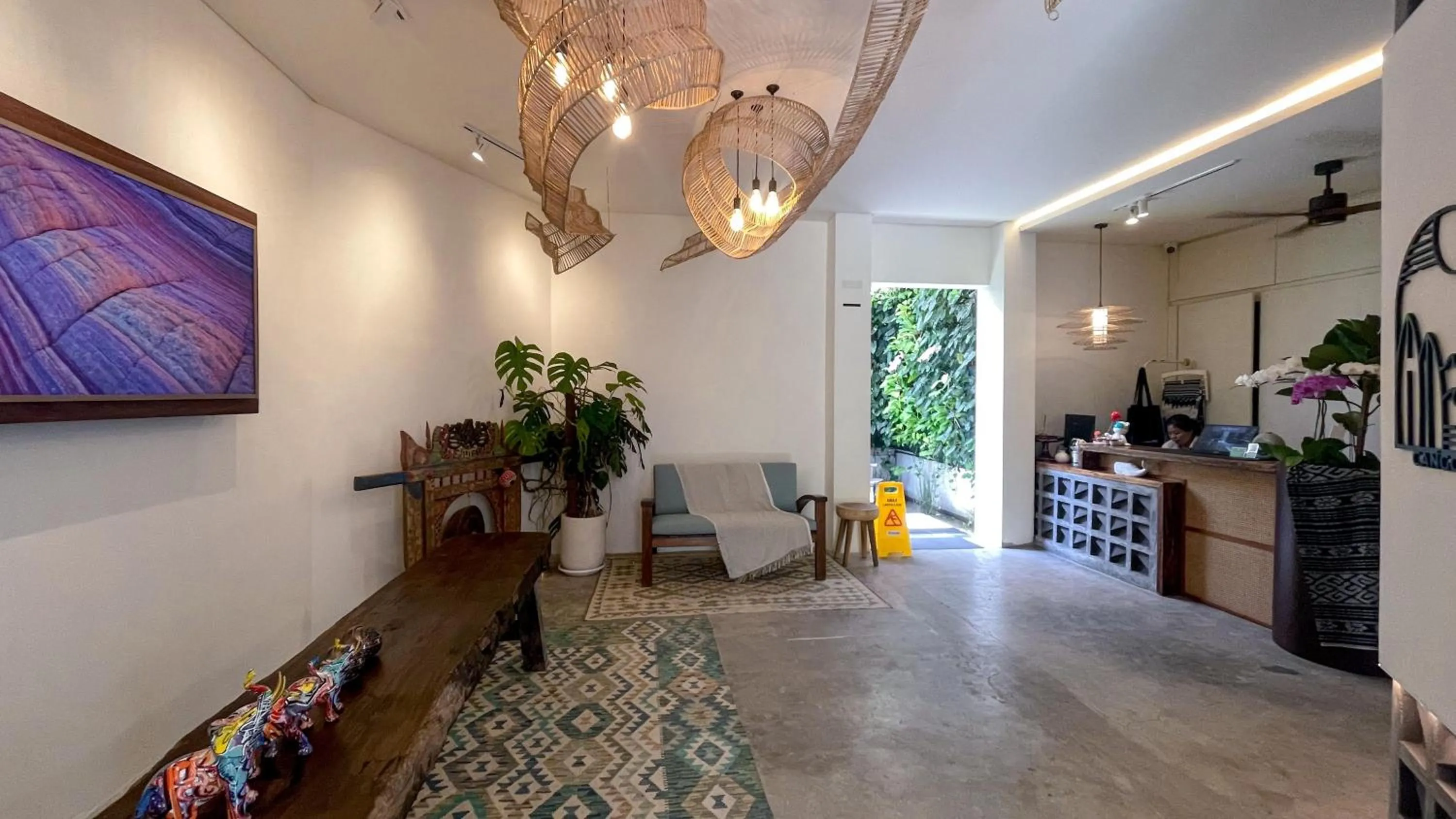 Lobby or reception in Leafy Home Canggu