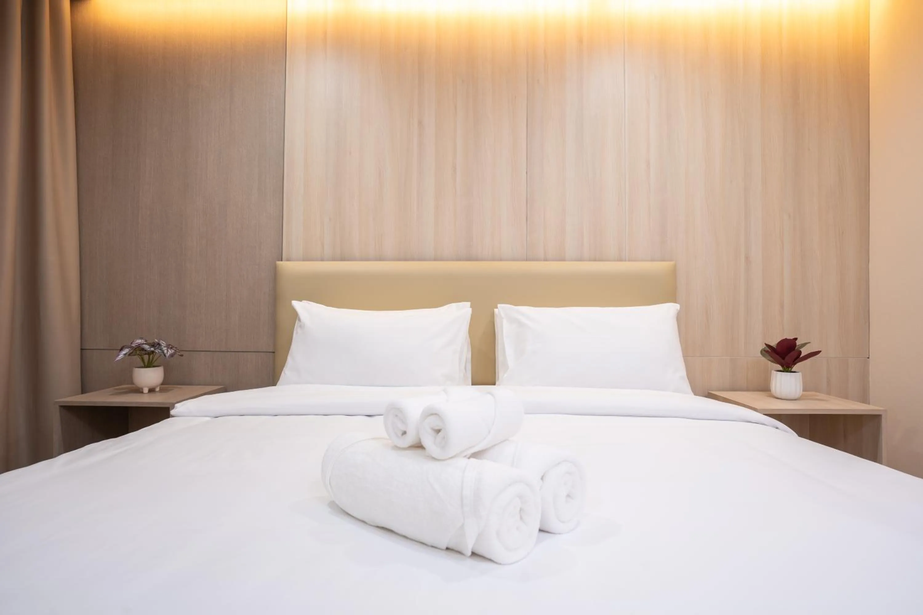 Bed in Oriole Residence - Suvarnabhumi Airport