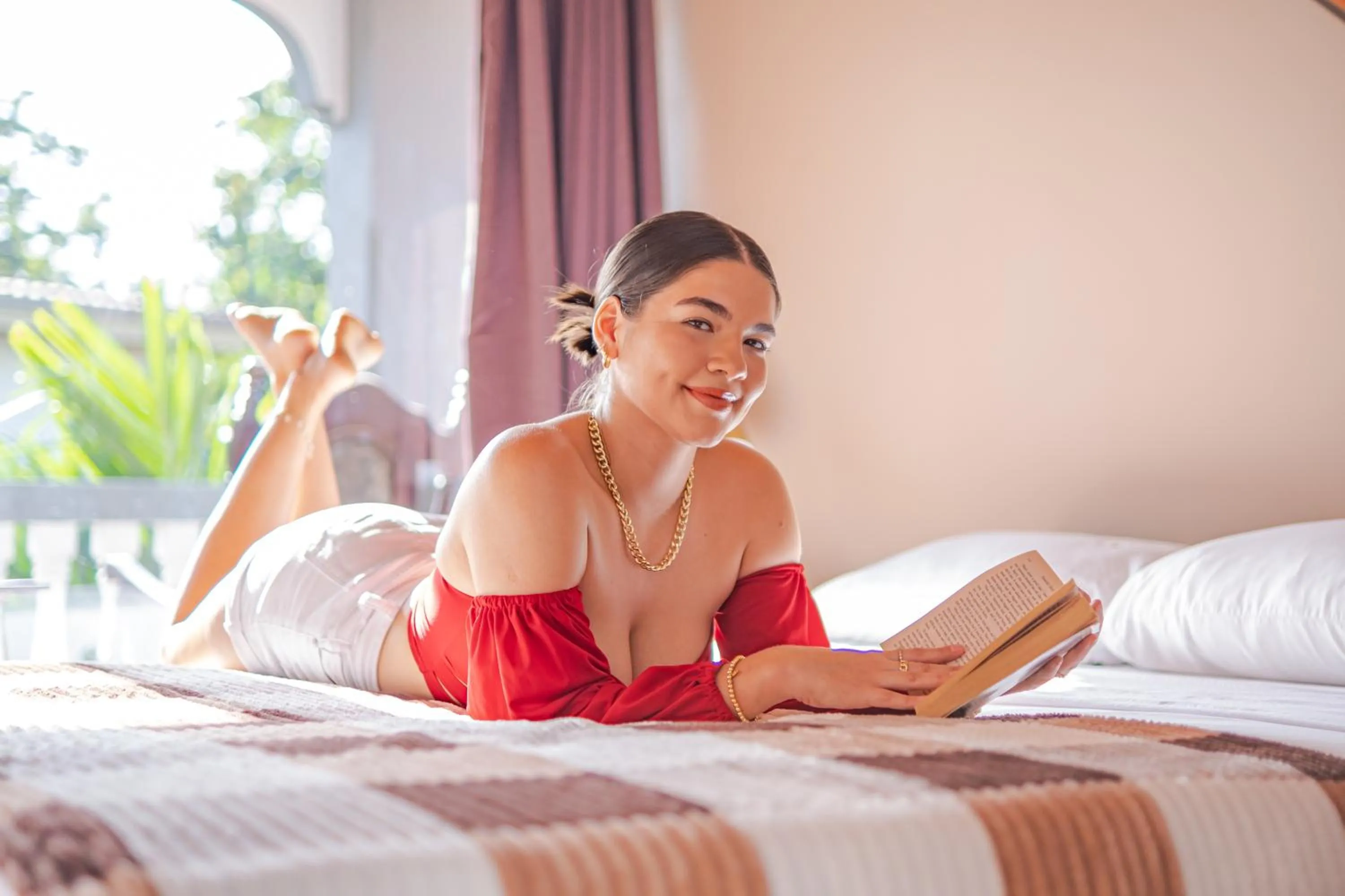 Bed in Hotel Sierra Arenal