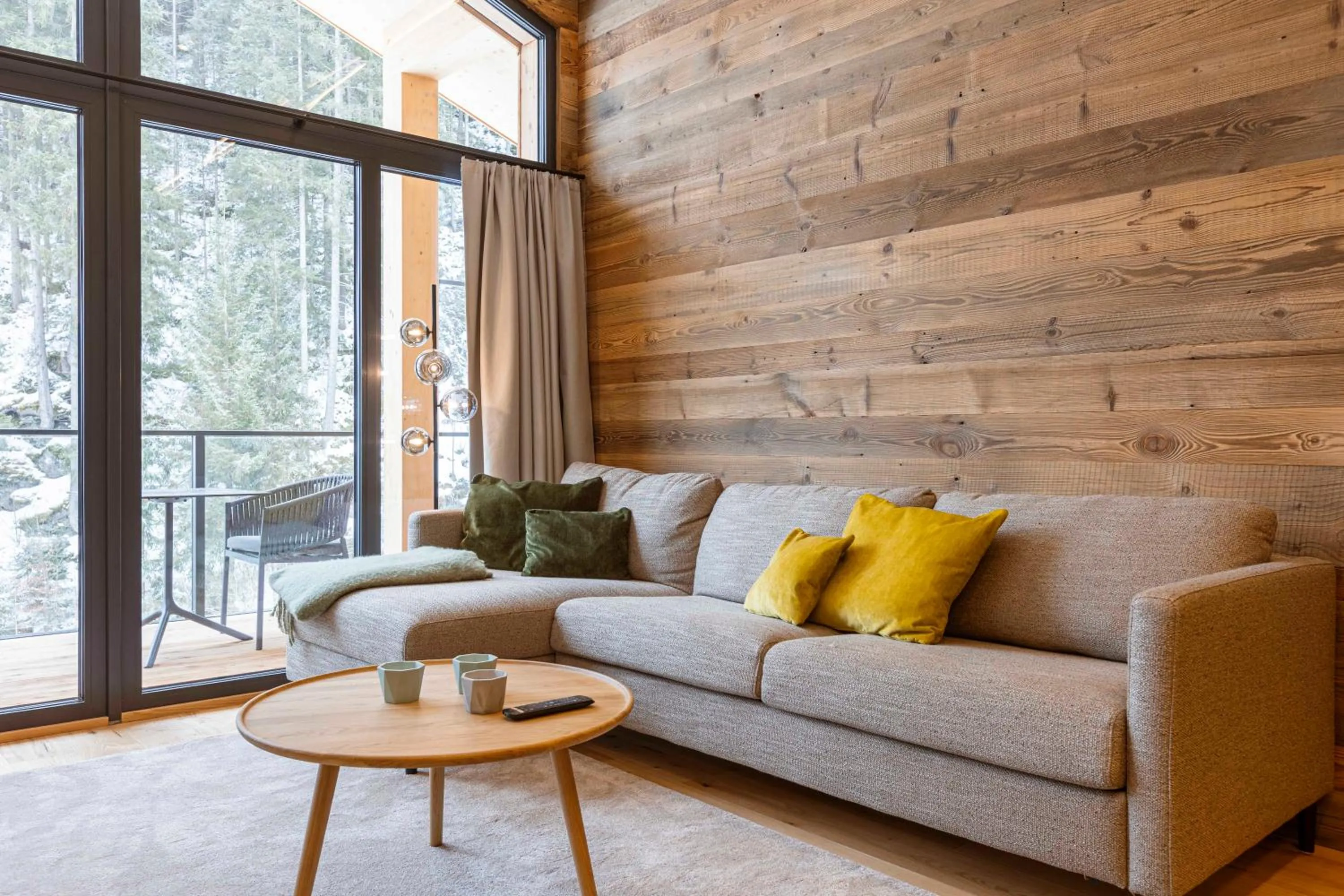 Living room in Saalbach Suites by ALPS RESORTS