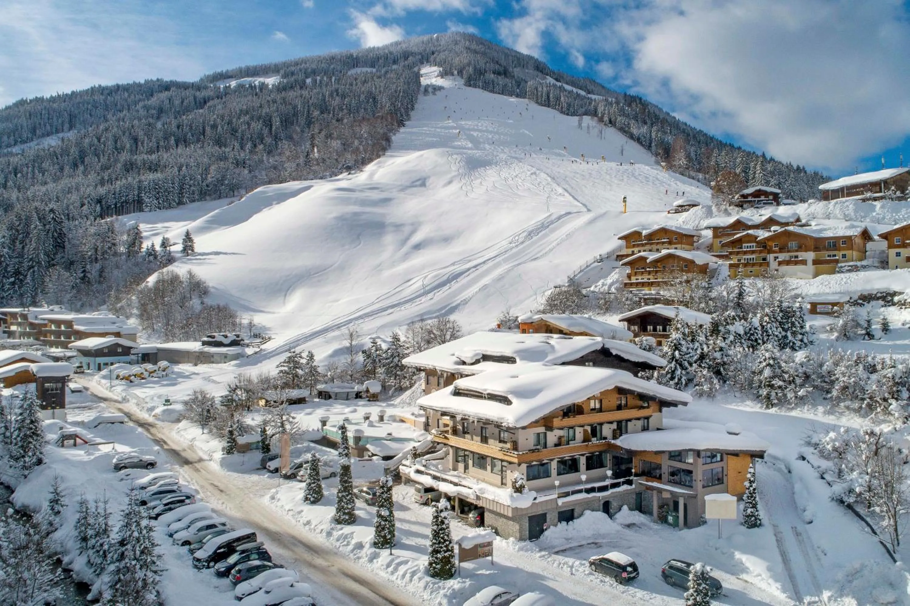 Property building in Saalbach Suites by ALPS RESORTS