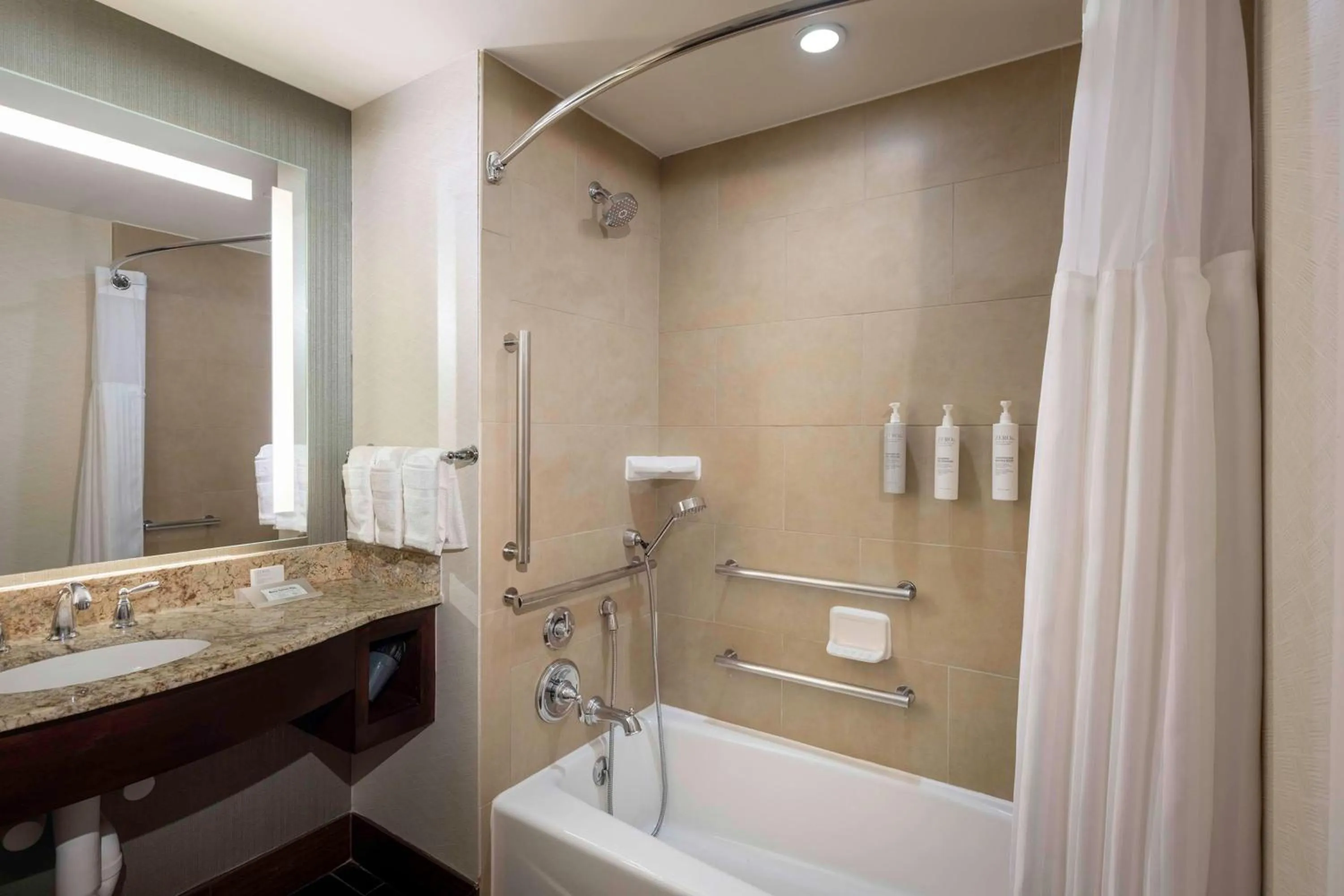 Bathroom in Hilton Garden Inn Washington DC/Georgetown Area