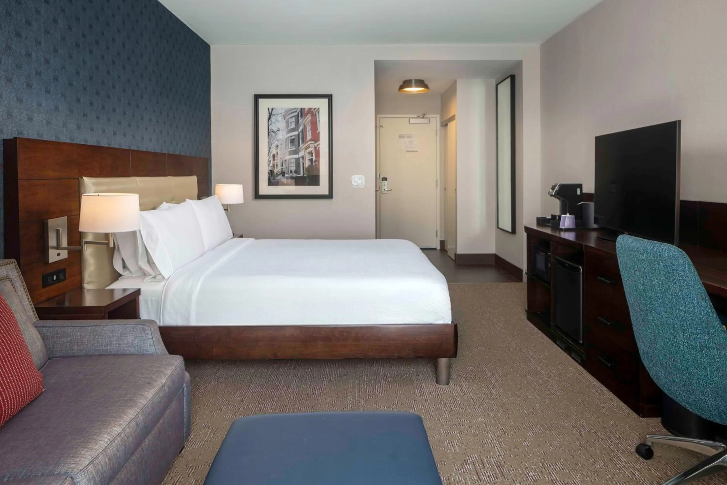 Bed in Hilton Garden Inn Washington DC/Georgetown Area