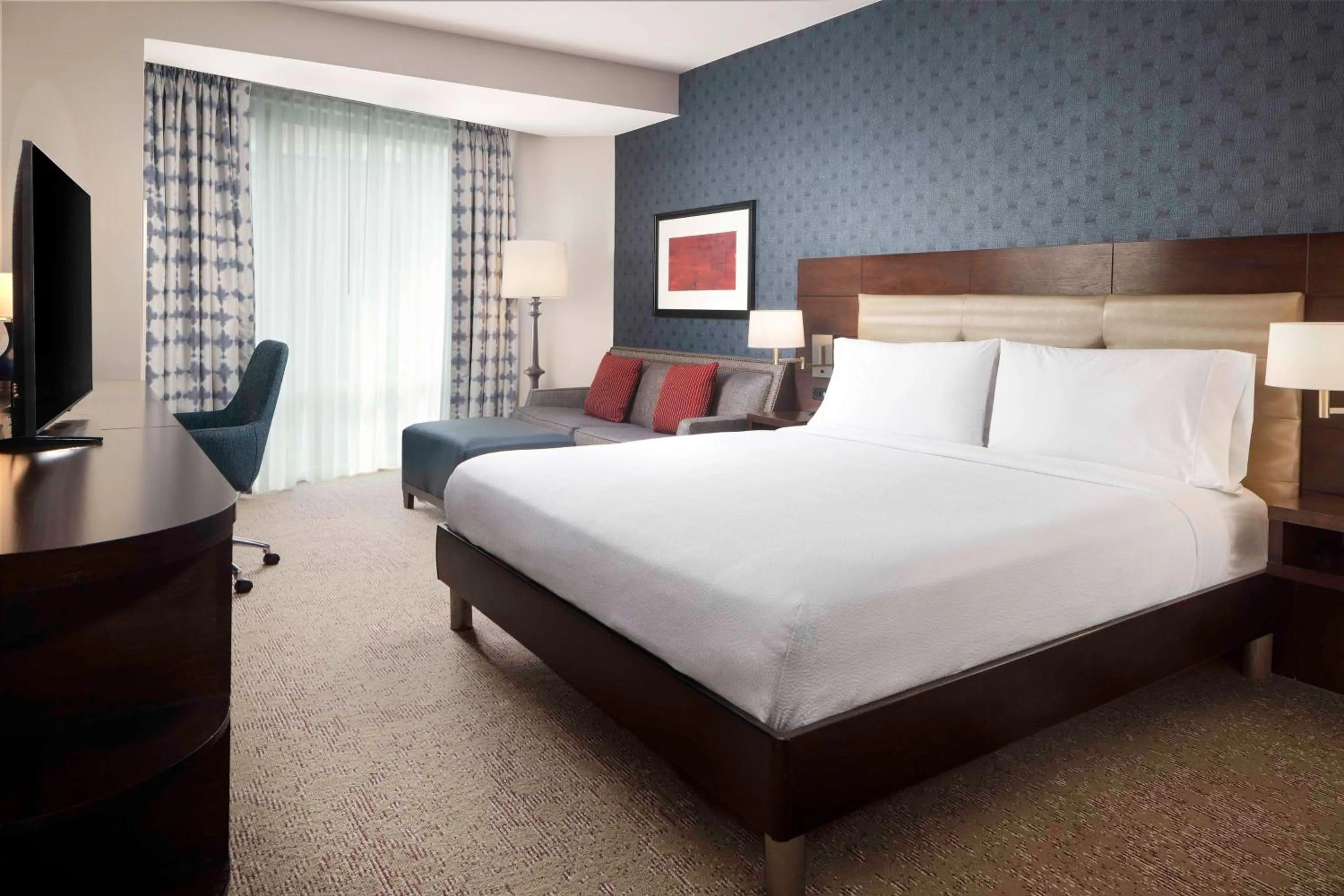 Bed in Hilton Garden Inn Washington DC/Georgetown Area