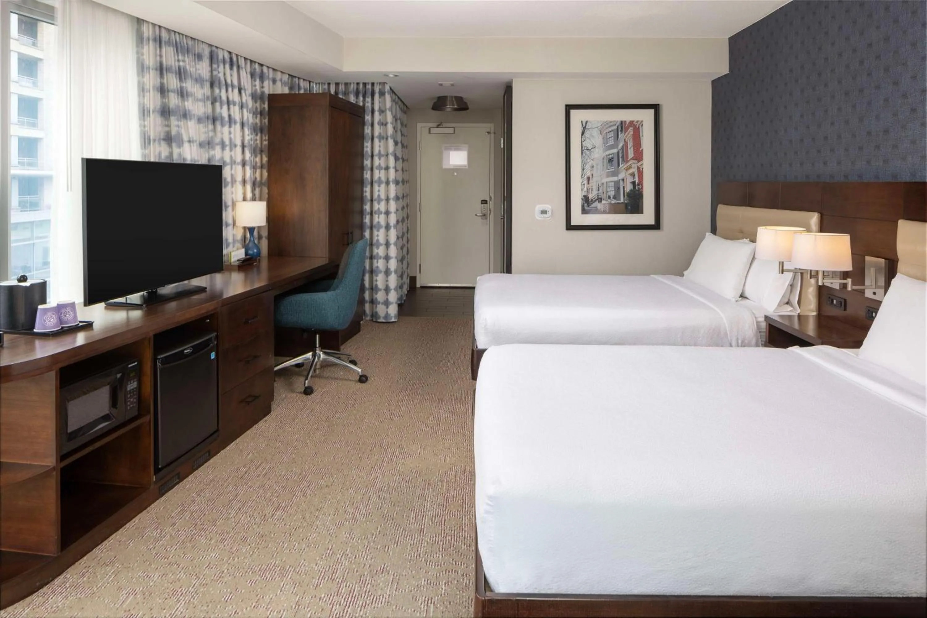 Bed in Hilton Garden Inn Washington DC/Georgetown Area