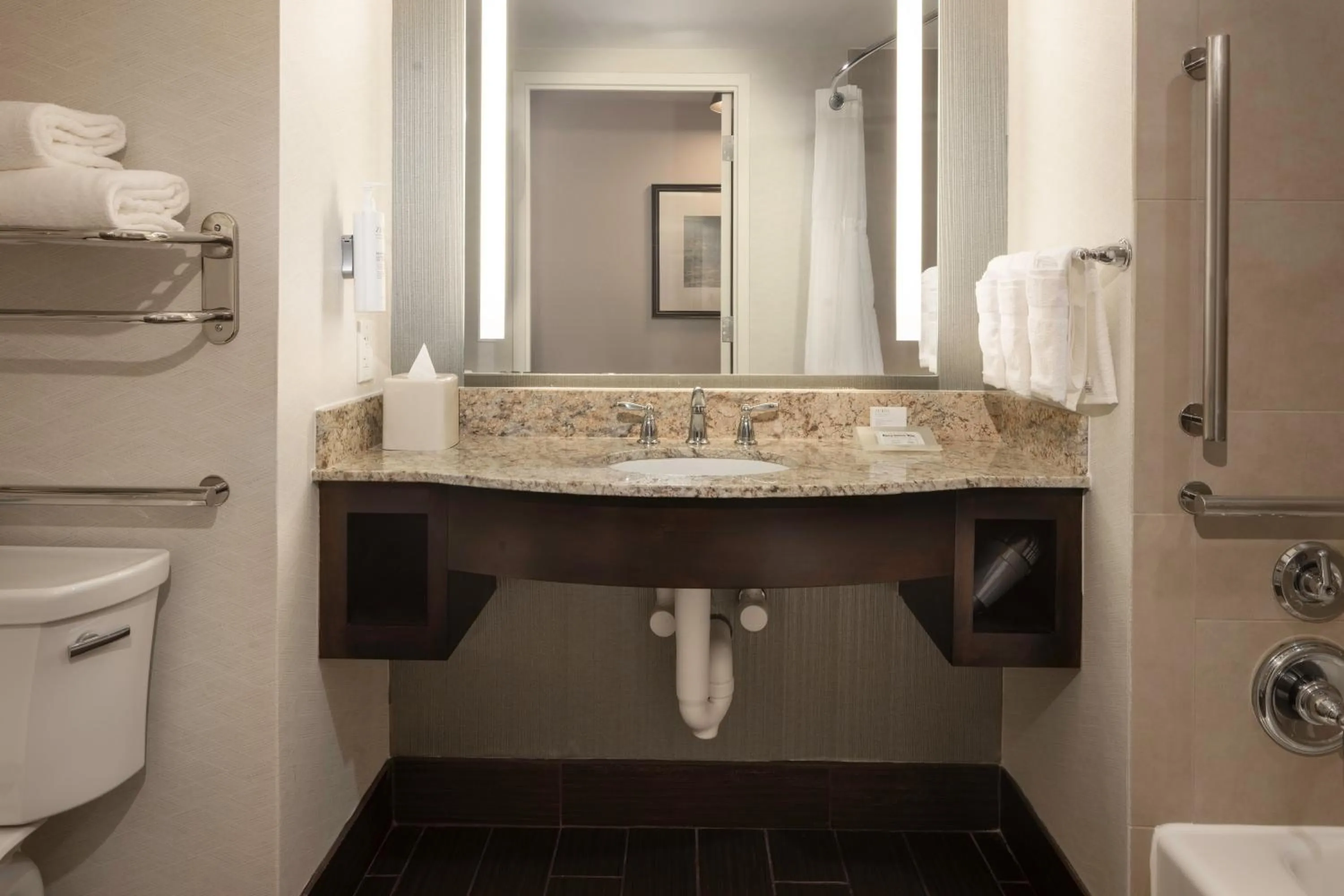 Bathroom in Hilton Garden Inn Washington DC/Georgetown Area