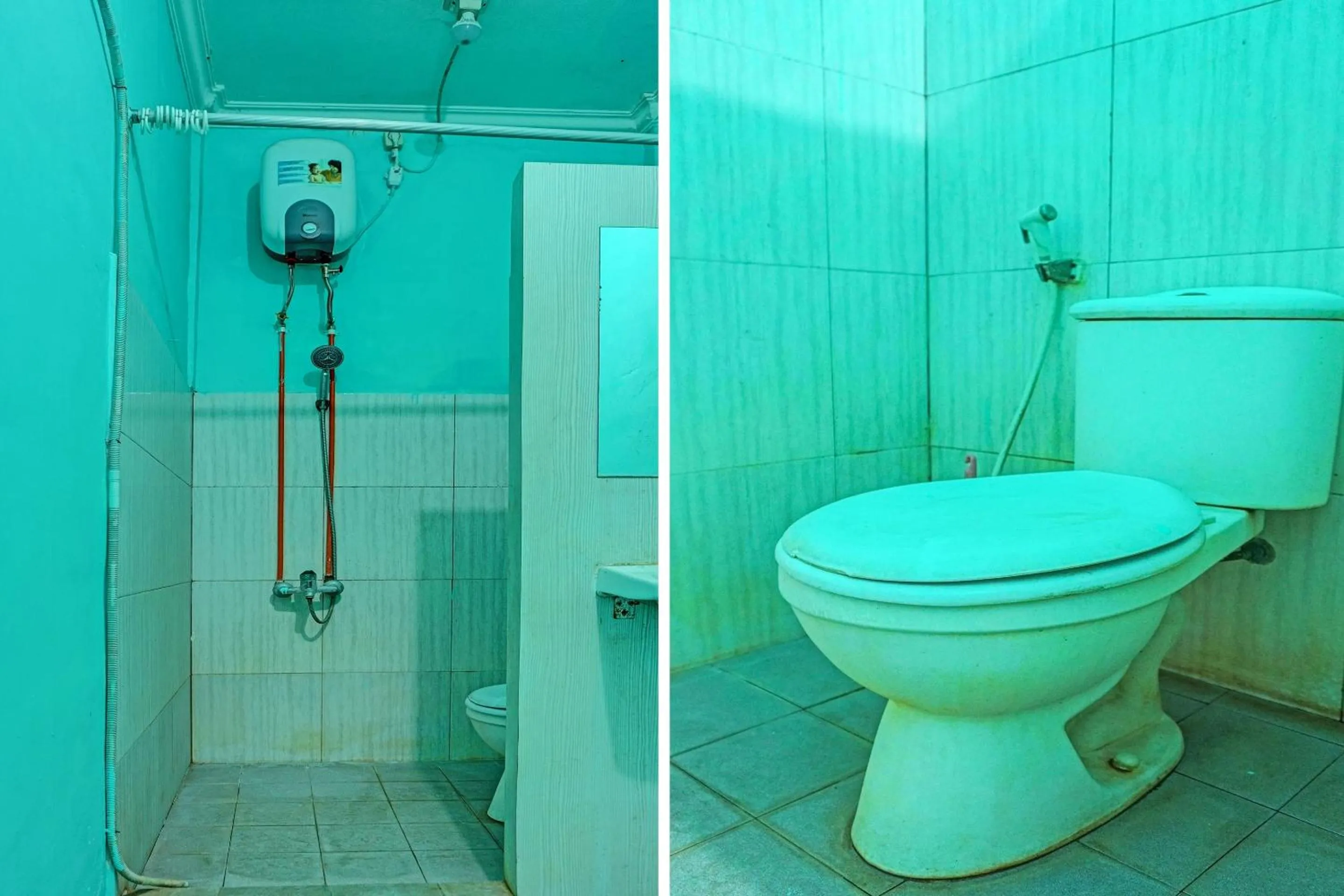 Bathroom in Hotel O Home Stay Elis Cateliya Syariah