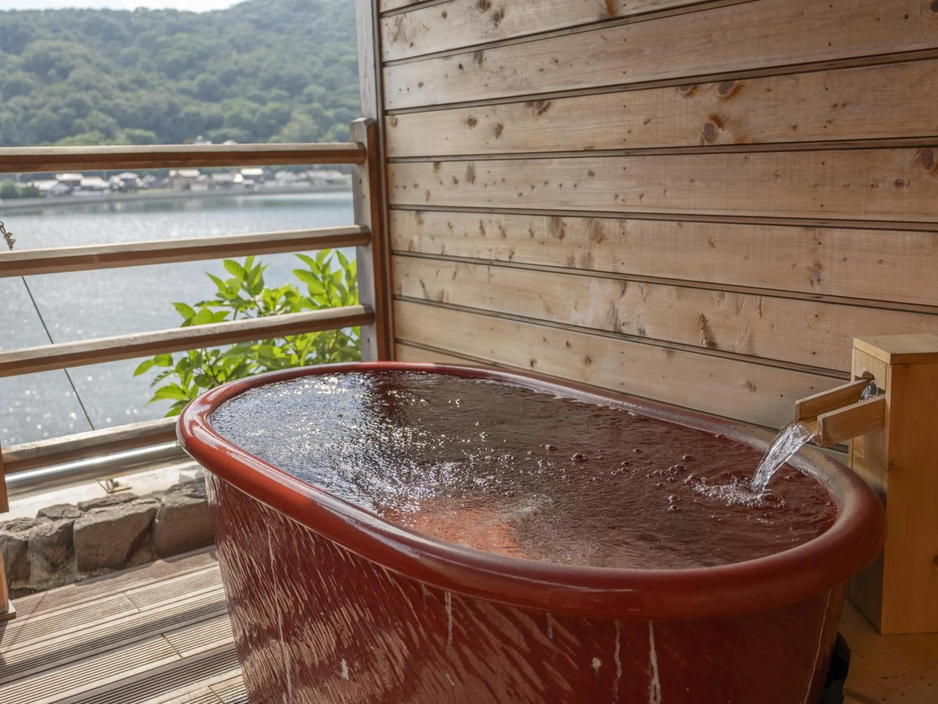 Hot Spring Bath in Bay Resort Hotel Shodoshima