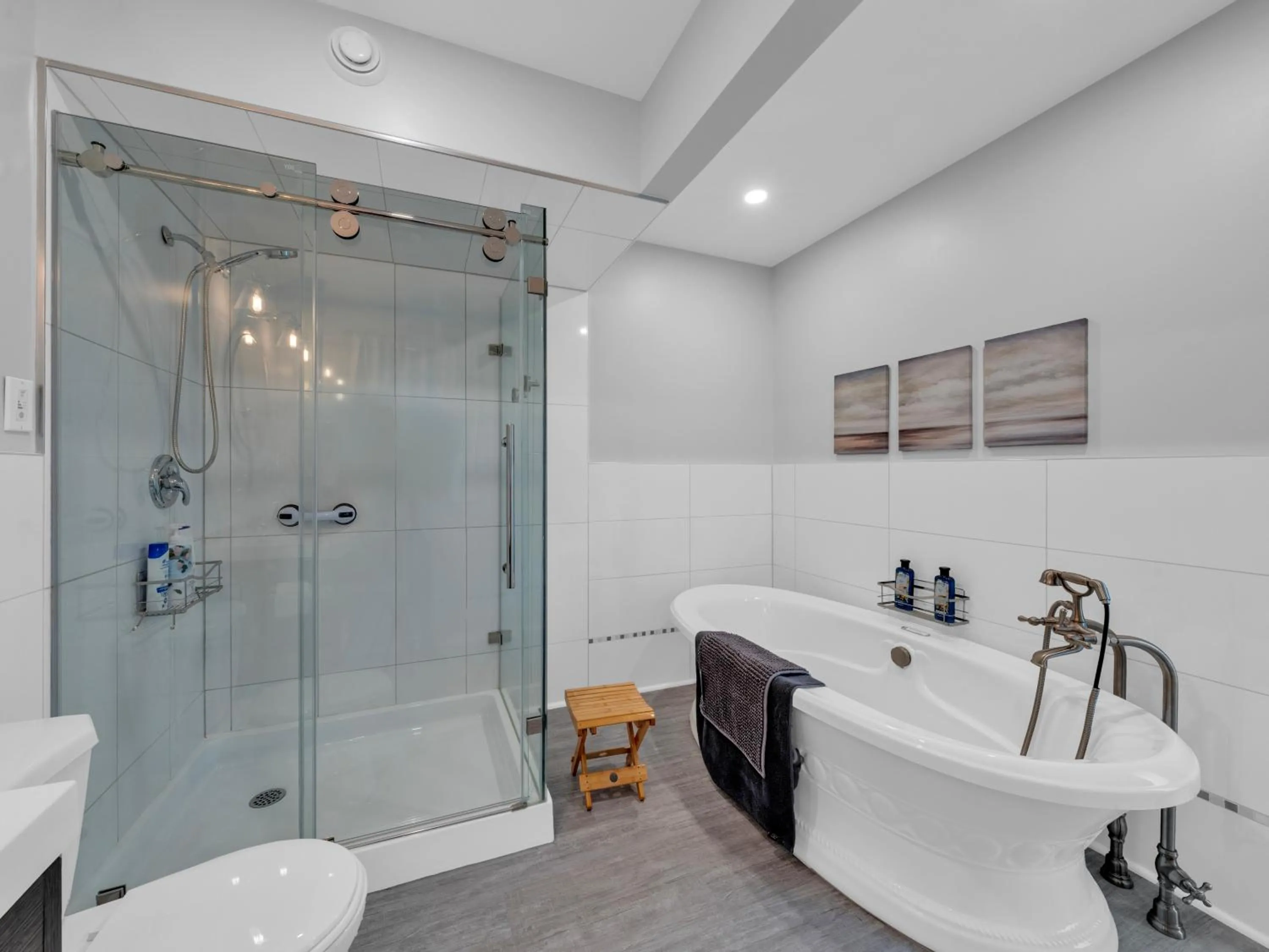 Bathroom in Coastal Suite #1 Cozy Suite #2 - Seacliff Beach Suites