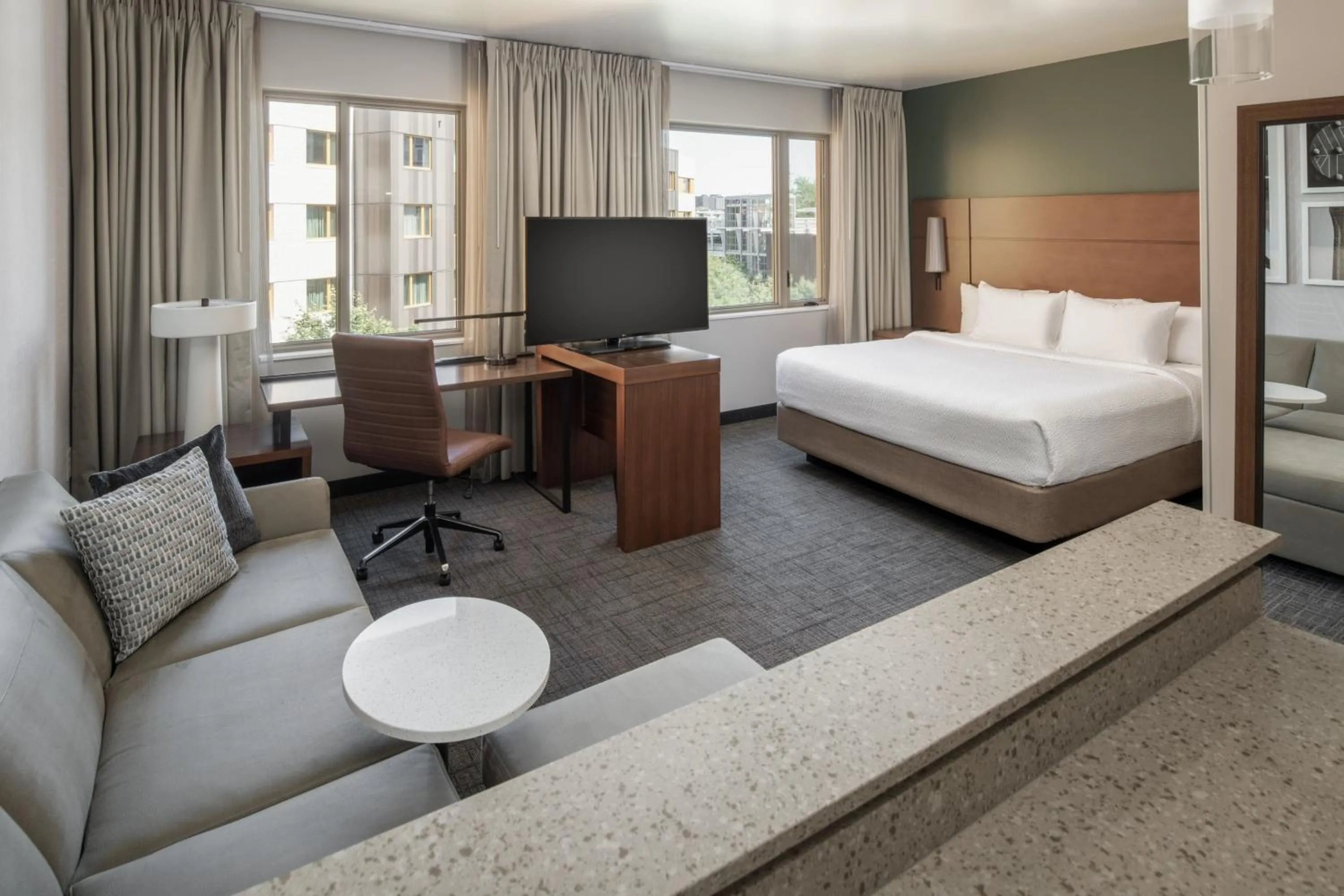 Bedroom, Bed in Residence Inn by Marriott Portland Downtown/Pearl District