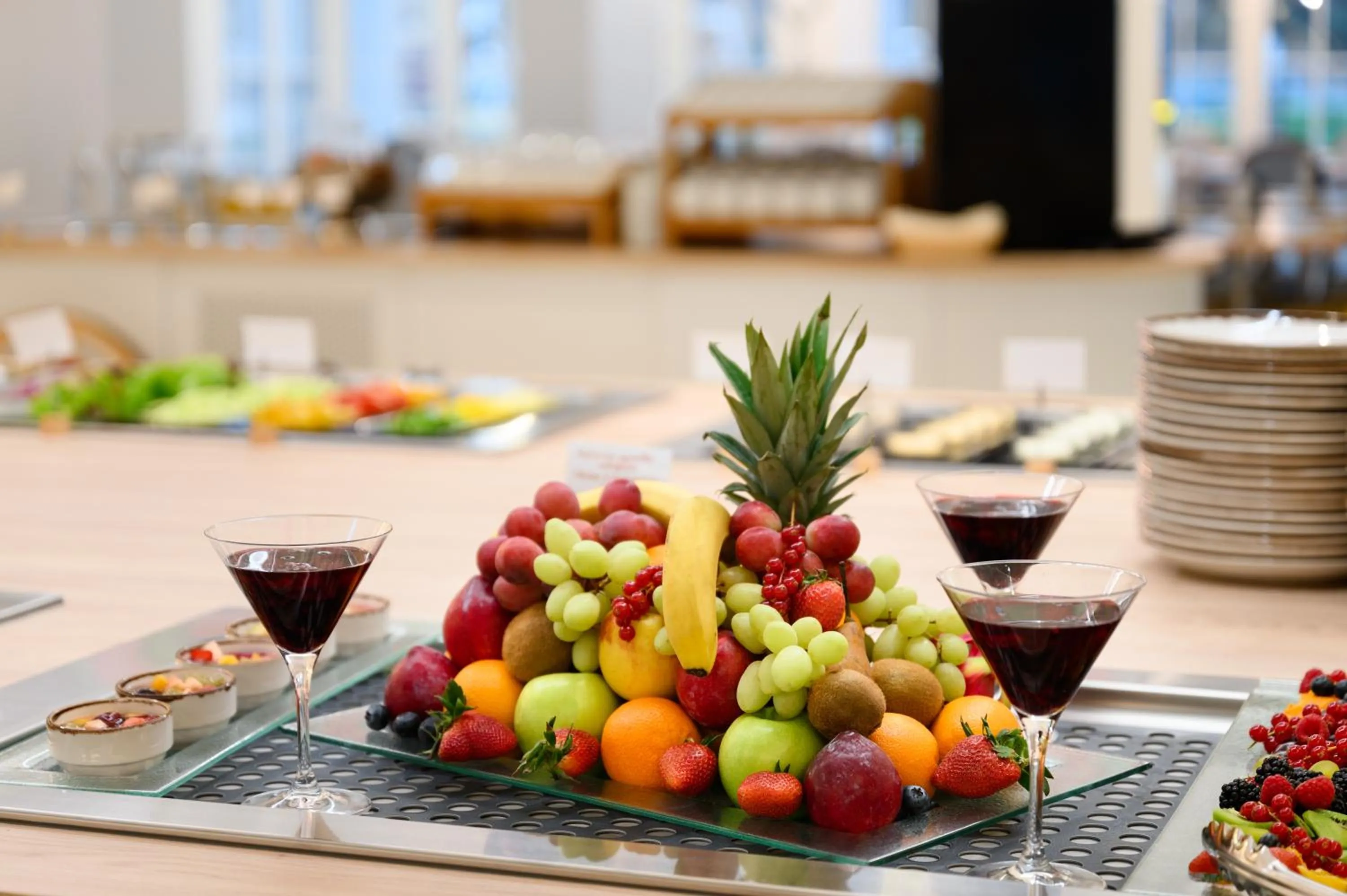 Buffet breakfast in Mövenpick Balaland Resort Lake Balaton