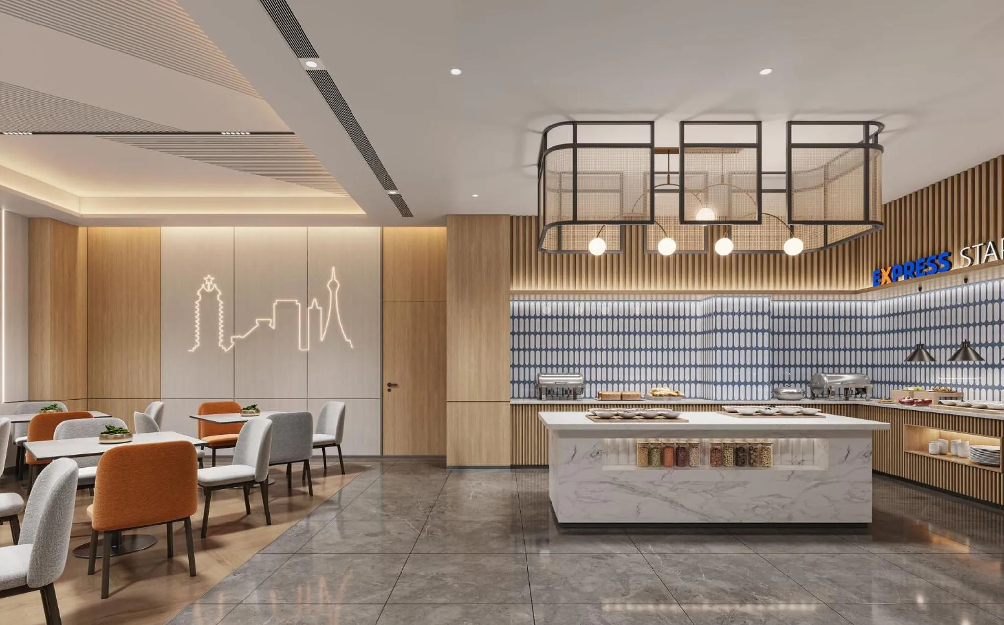 Restaurant/places to eat in Holiday Inn Express Zhengzhou Nongye Road by IHG